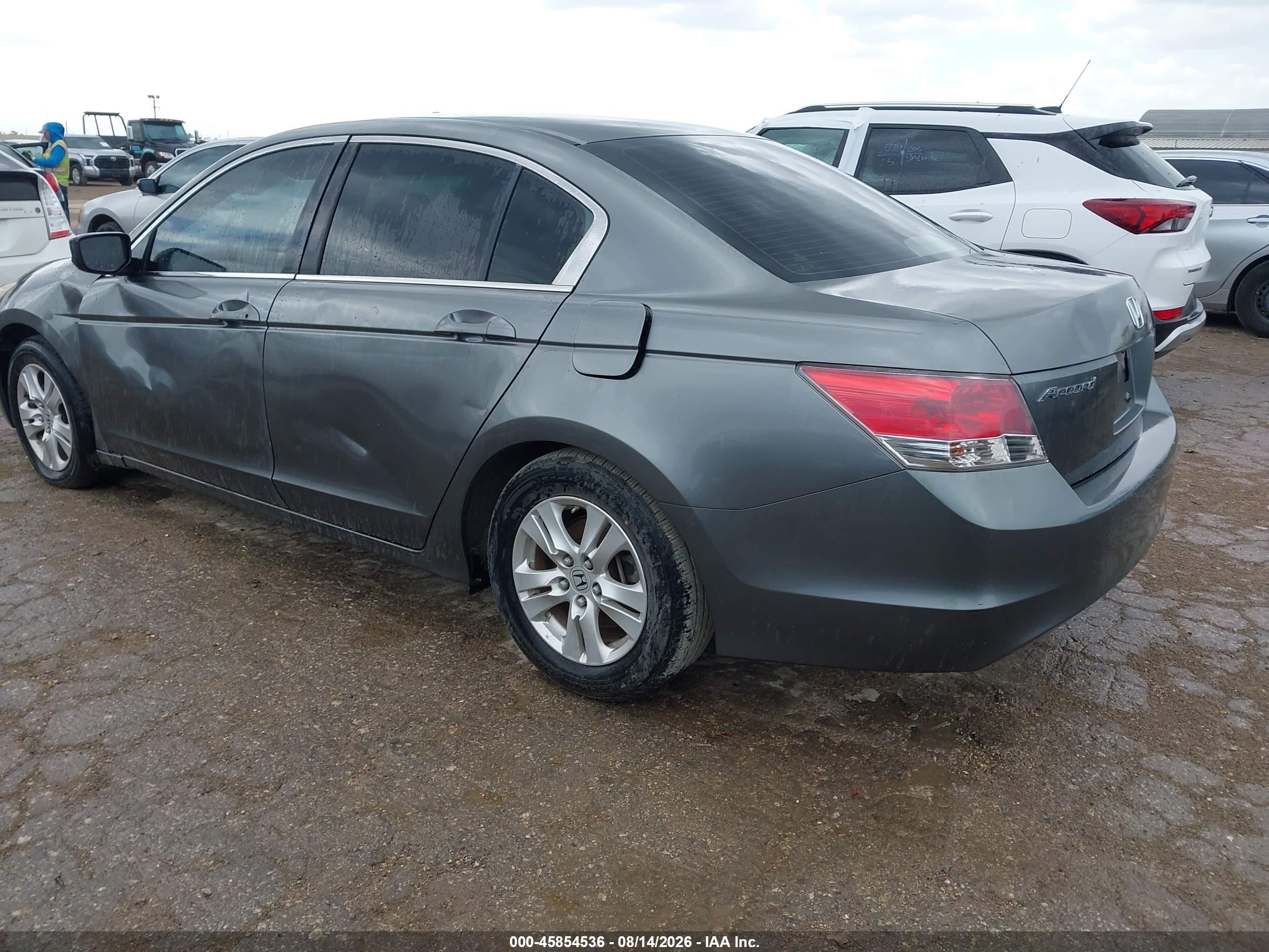 2008 Honda Accord 2.4 Lx-p Gray vin: JHMCP264X8C044434