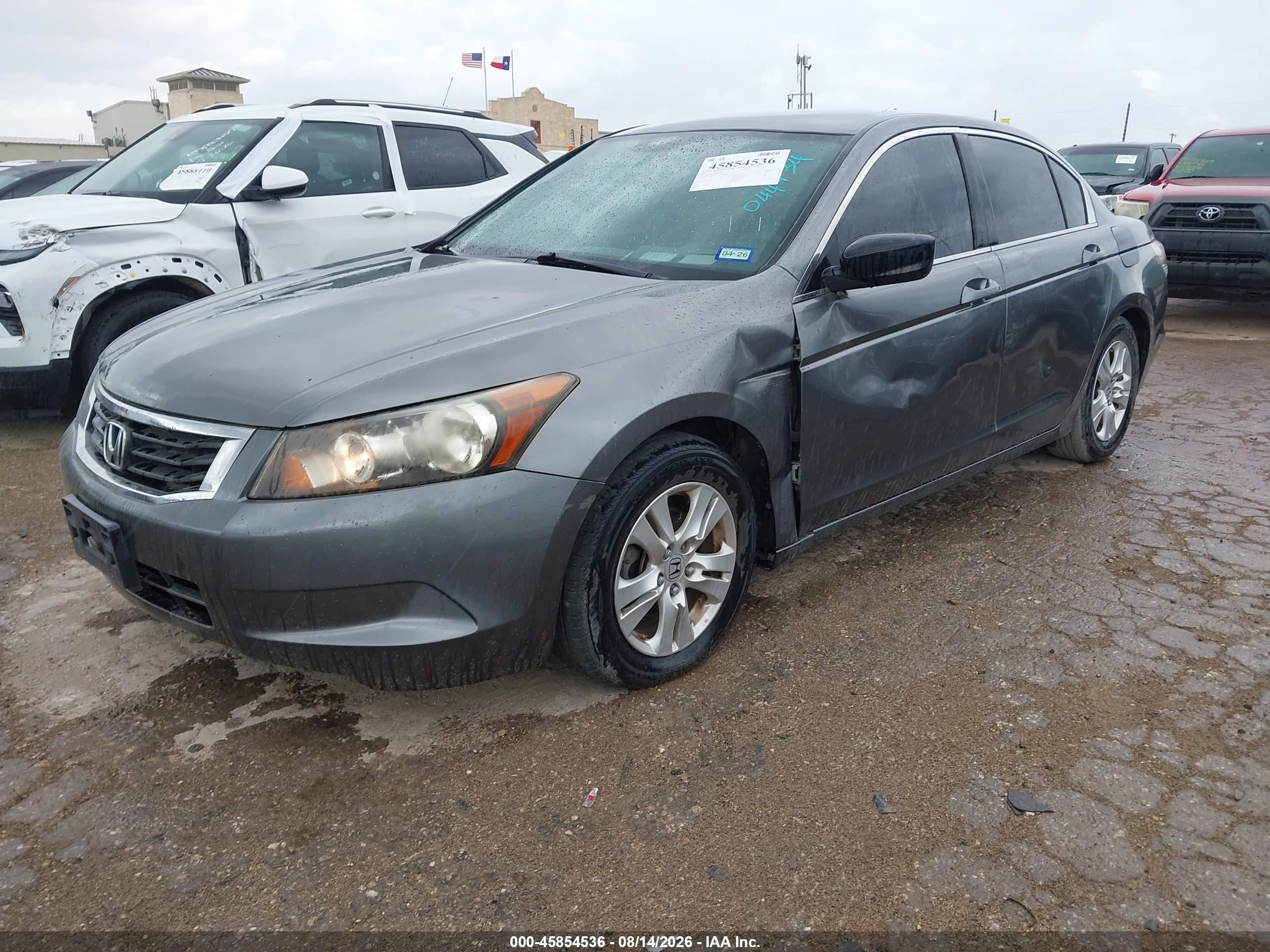 2008 Honda Accord 2.4 Lx-p Gray vin: JHMCP264X8C044434
