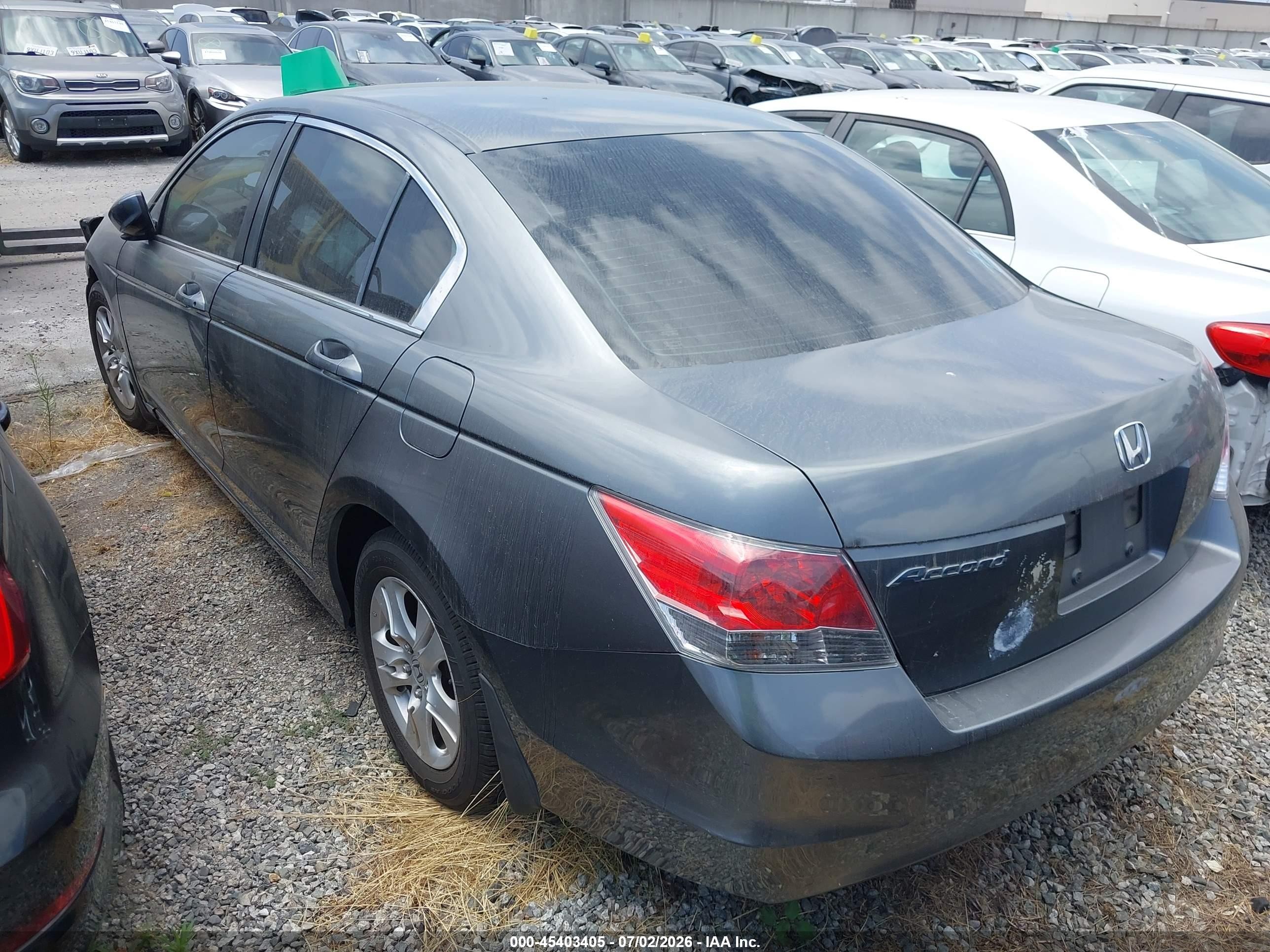2008 Honda Accord 2.4 Lx-p Gray vin: JHMCP264X8C064716