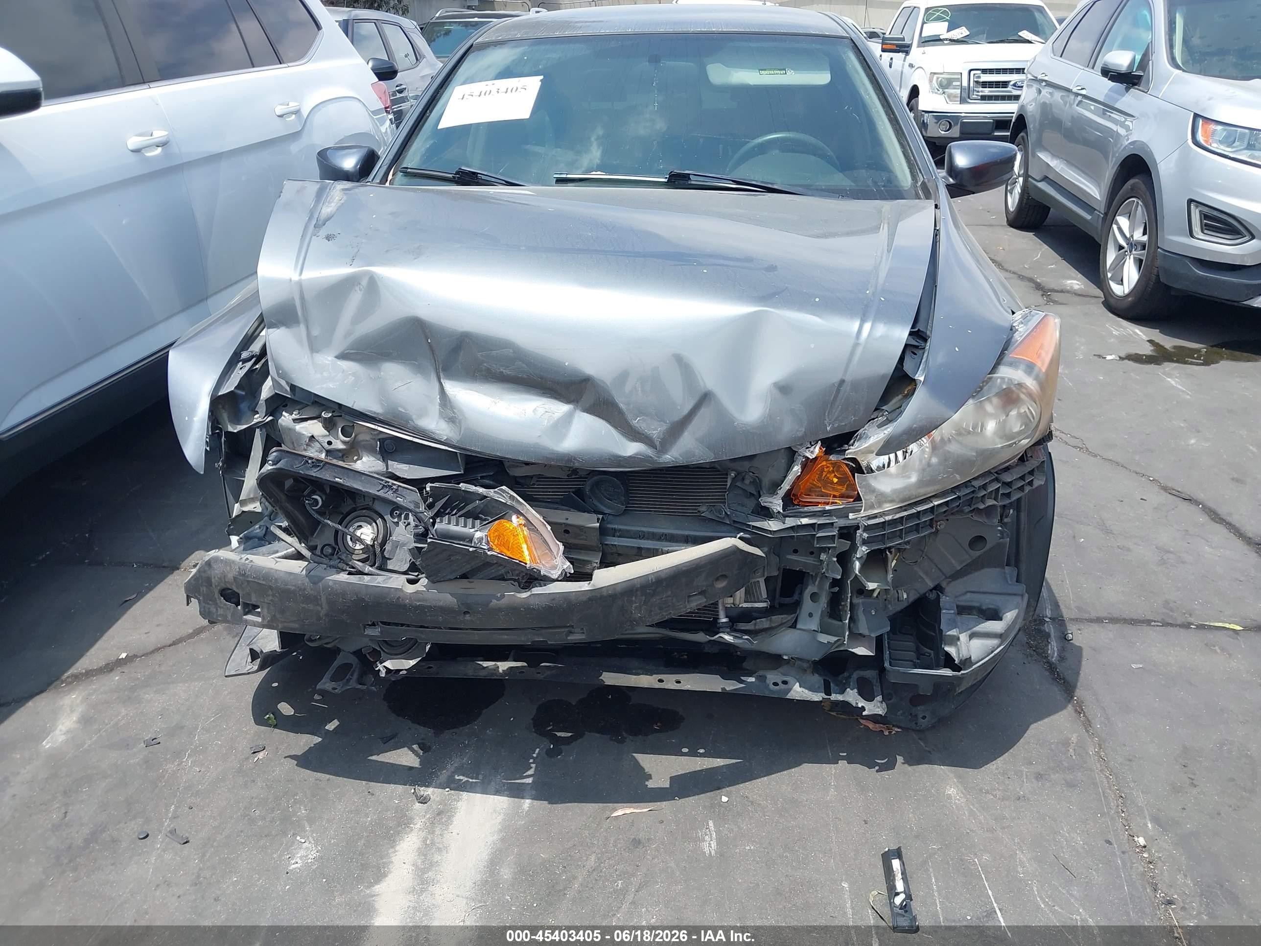 2008 Honda Accord 2.4 Lx-p Gray vin: JHMCP264X8C064716
