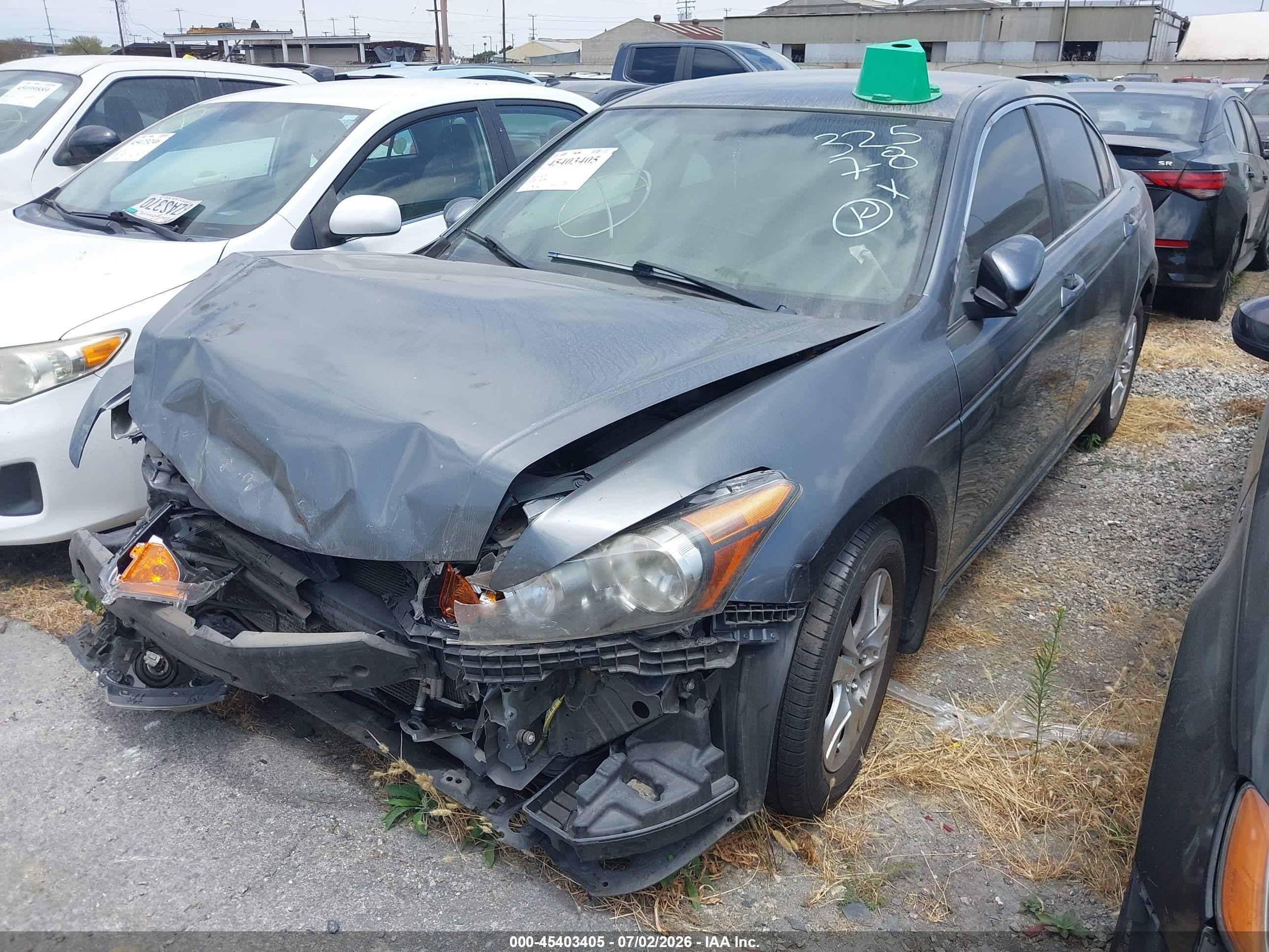 2008 Honda Accord 2.4 Lx-p Gray vin: JHMCP264X8C064716