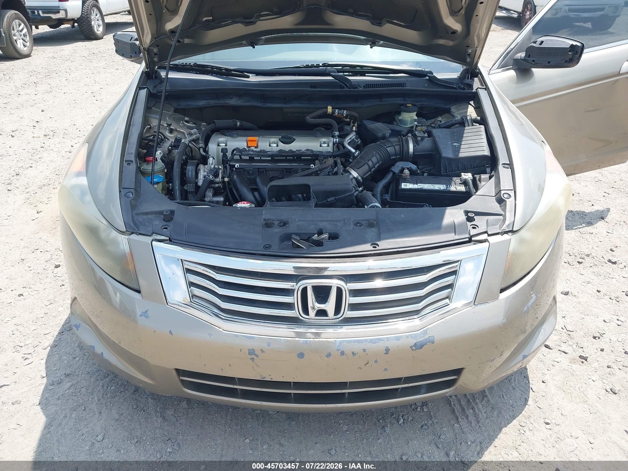 2008 Honda Accord 2.4 Lx-p Золотой vin: JHMCP264X8C078826