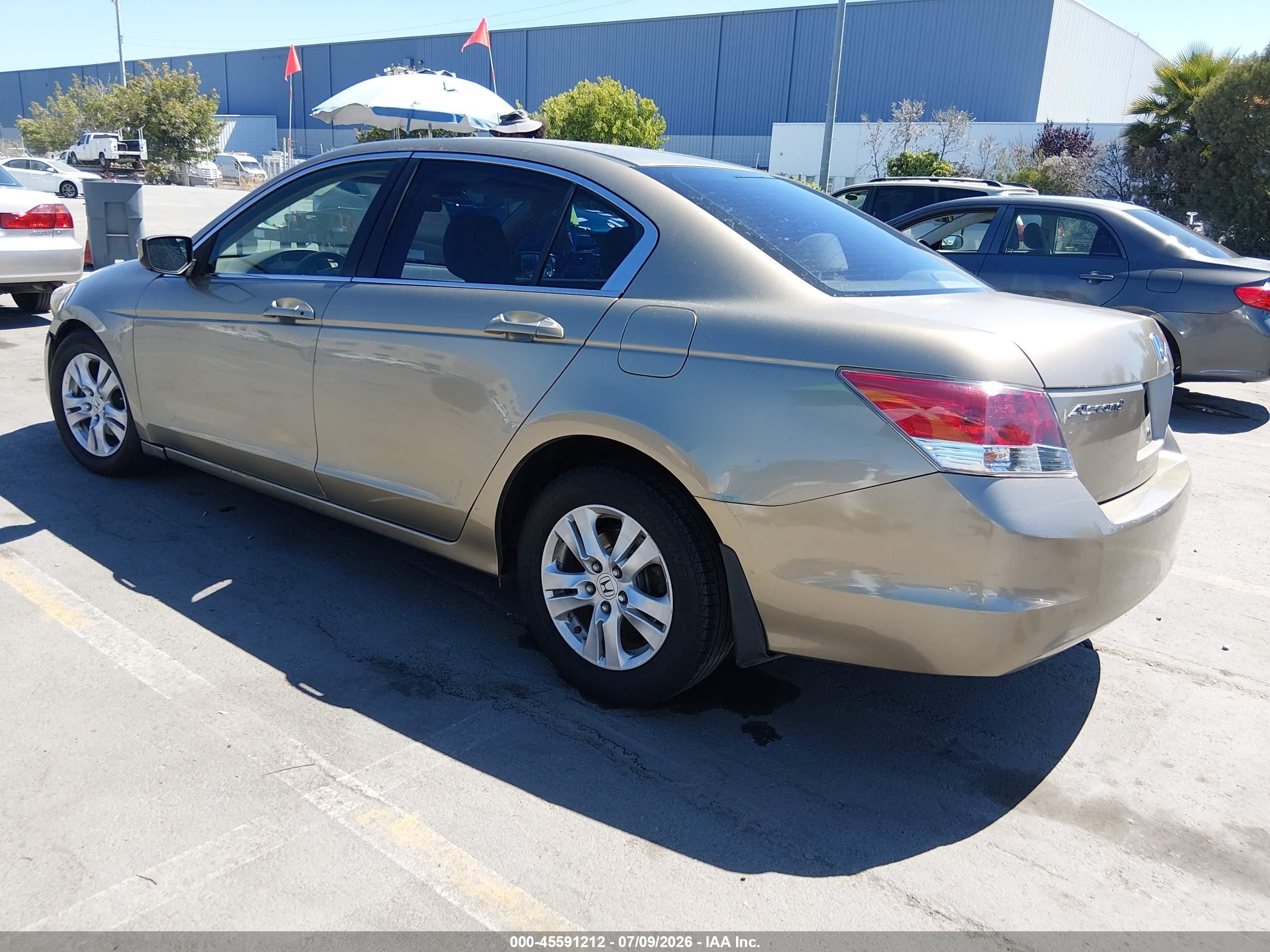 2009 Honda Accord 2.4 Lx-p Gold vin: JHMCP264X9C009085