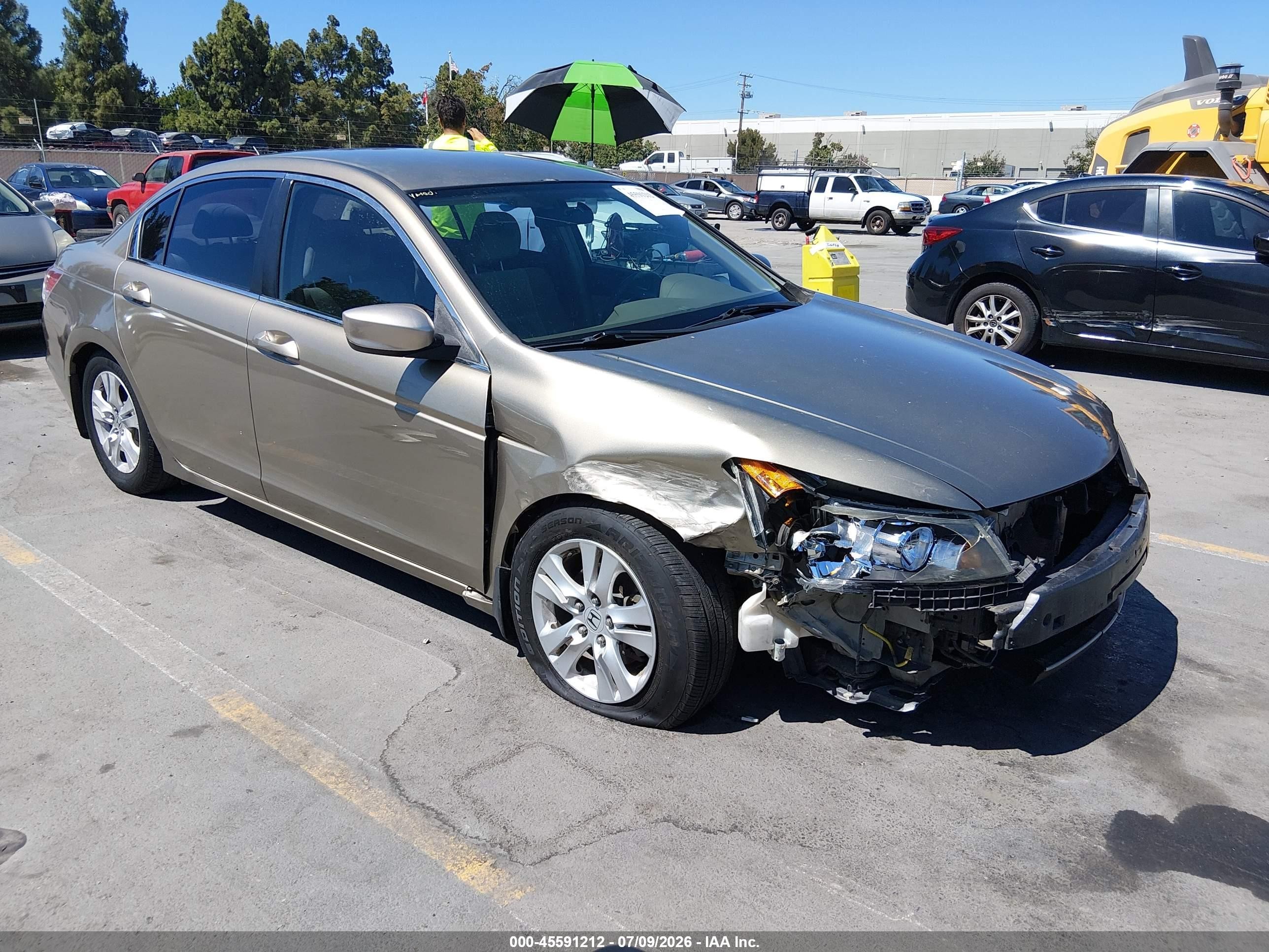 2009 Honda Accord 2.4 Lx-p Gold vin: JHMCP264X9C009085