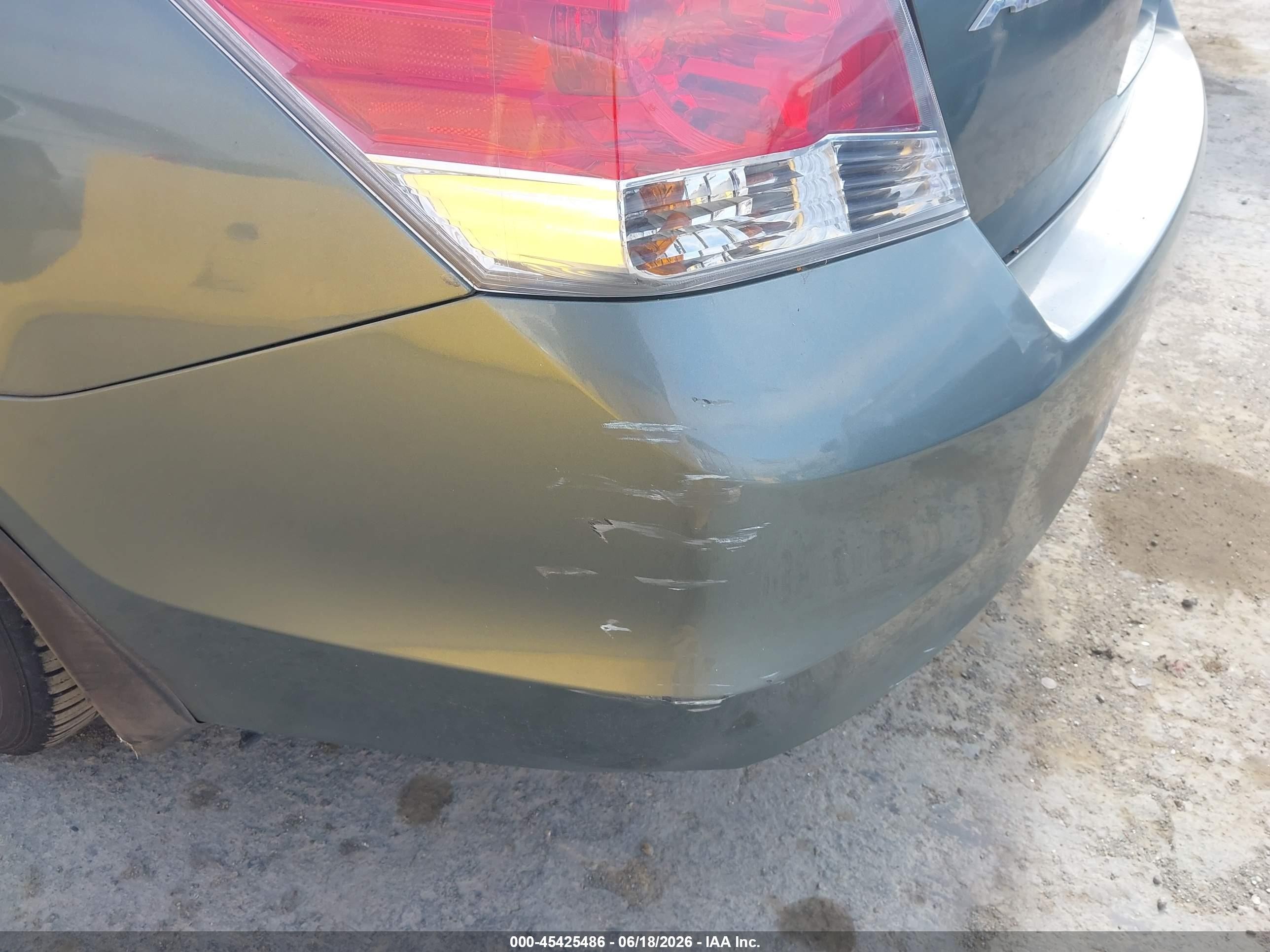 2008 Honda Accord 2.4 Ex Green vin: JHMCP26708C003370
