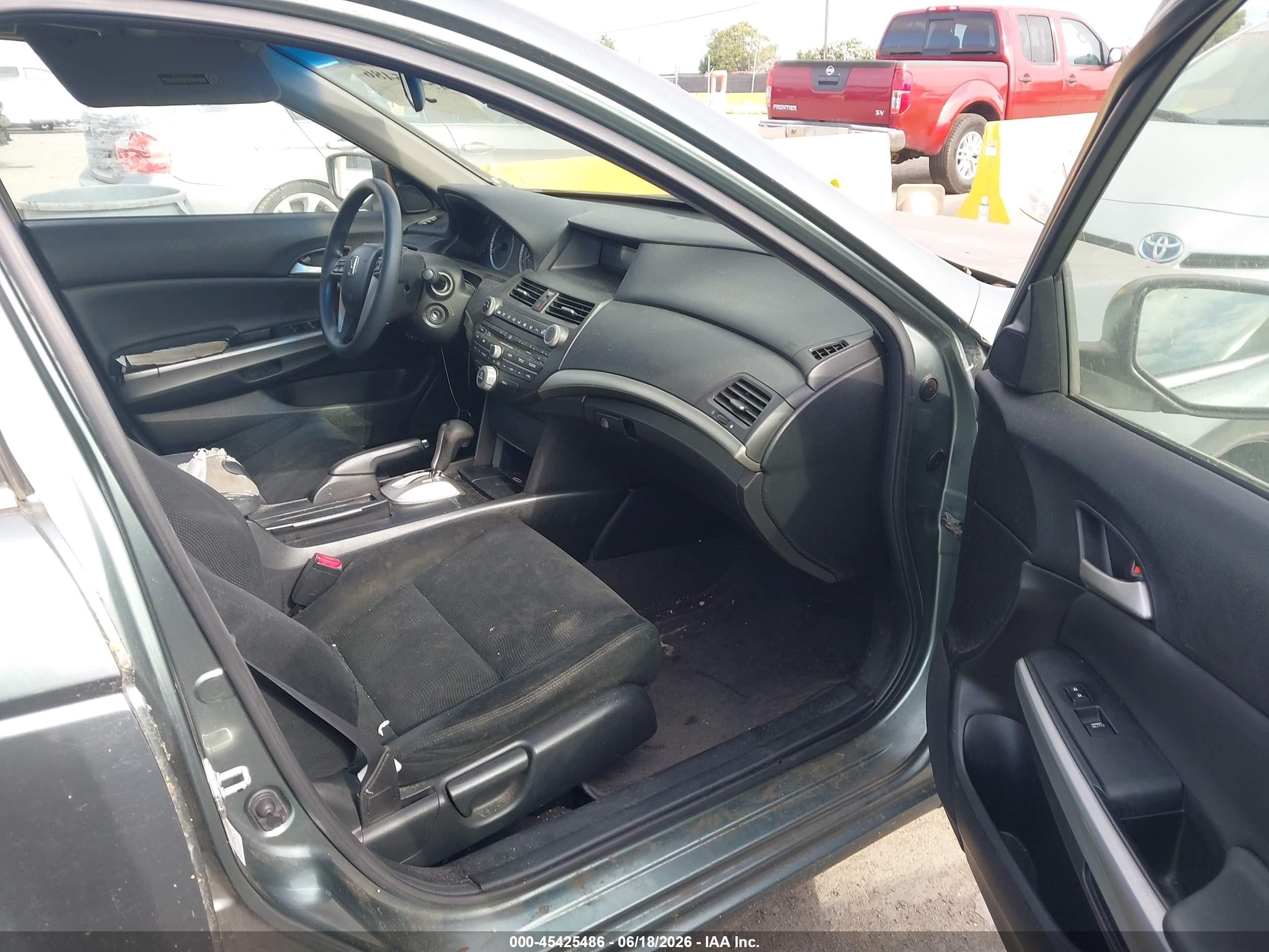 2008 Honda Accord 2.4 Ex Green vin: JHMCP26708C003370