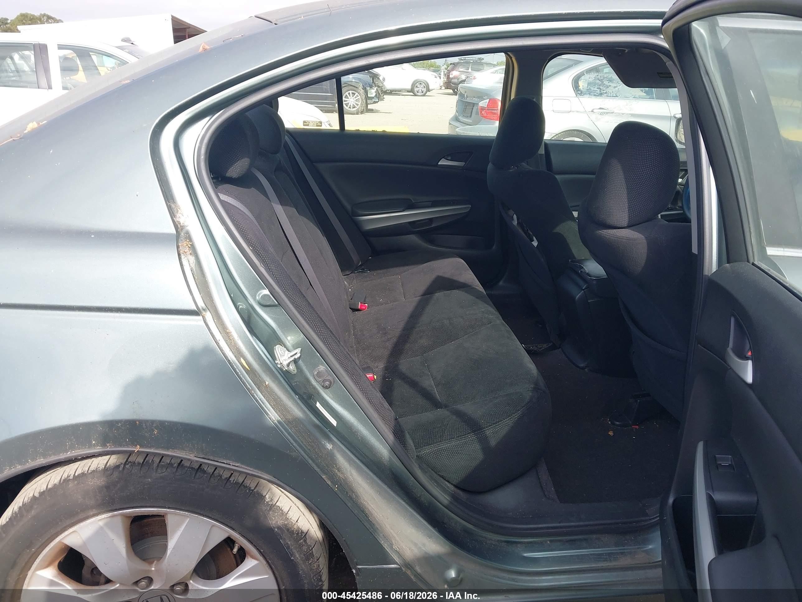 2008 Honda Accord 2.4 Ex Green vin: JHMCP26708C003370
