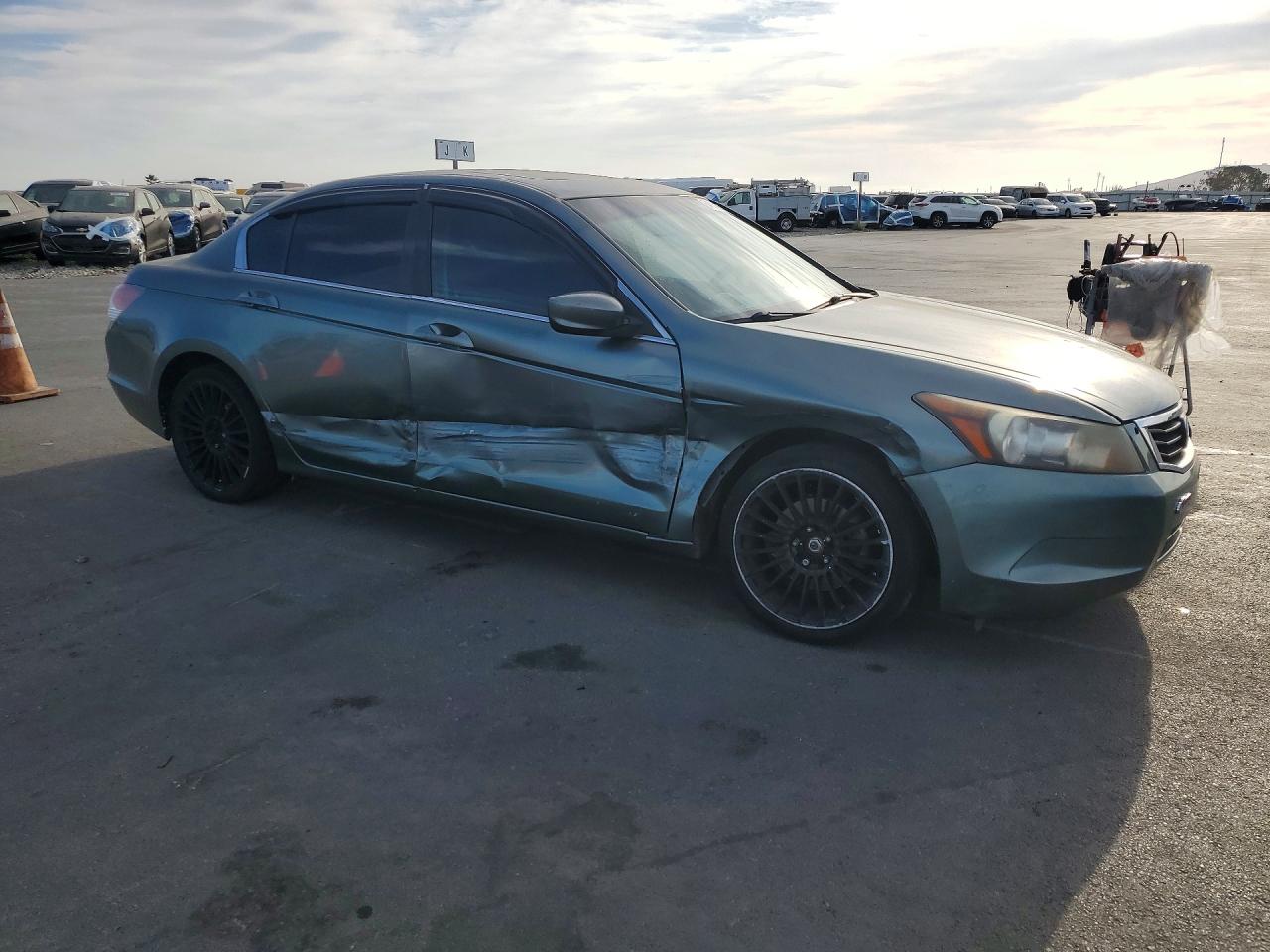 2008 Honda Accord Ex Teal vin: JHMCP26708C007743