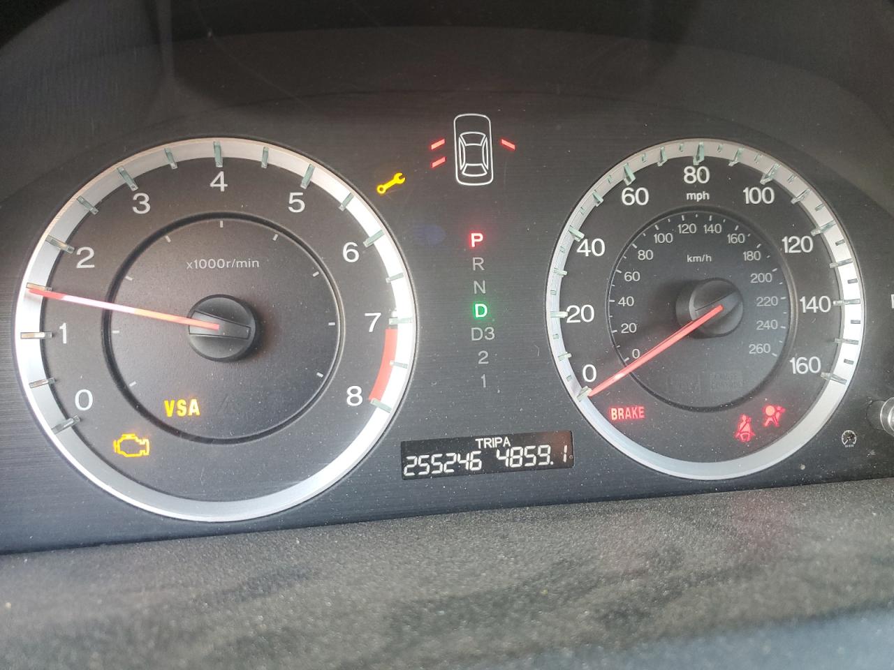 2008 Honda Accord Ex Blue vin: JHMCP26708C035901