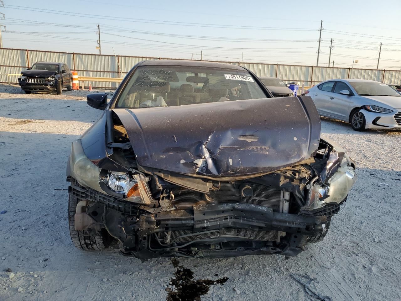 2008 Honda Accord Ex Blue vin: JHMCP26708C035901
