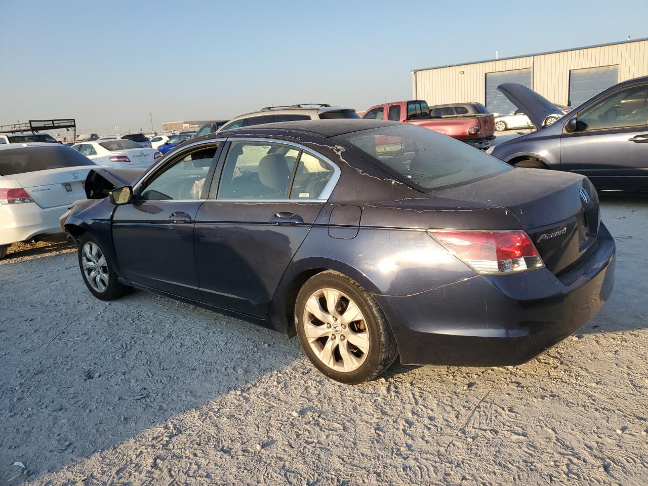 2008 Honda Accord Ex Blue vin: JHMCP26708C035901