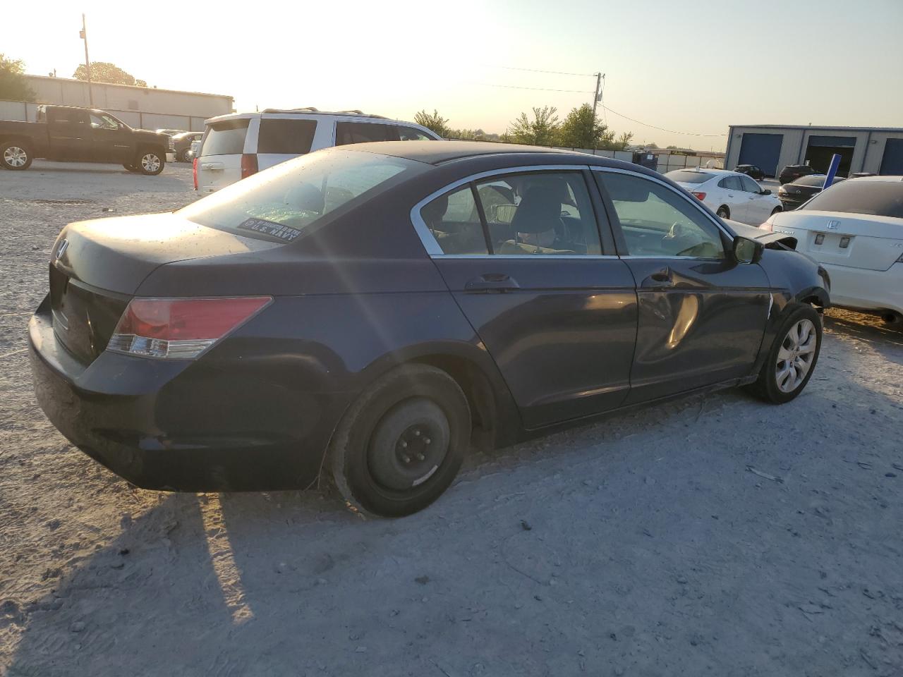 2008 Honda Accord Ex Blue vin: JHMCP26708C035901