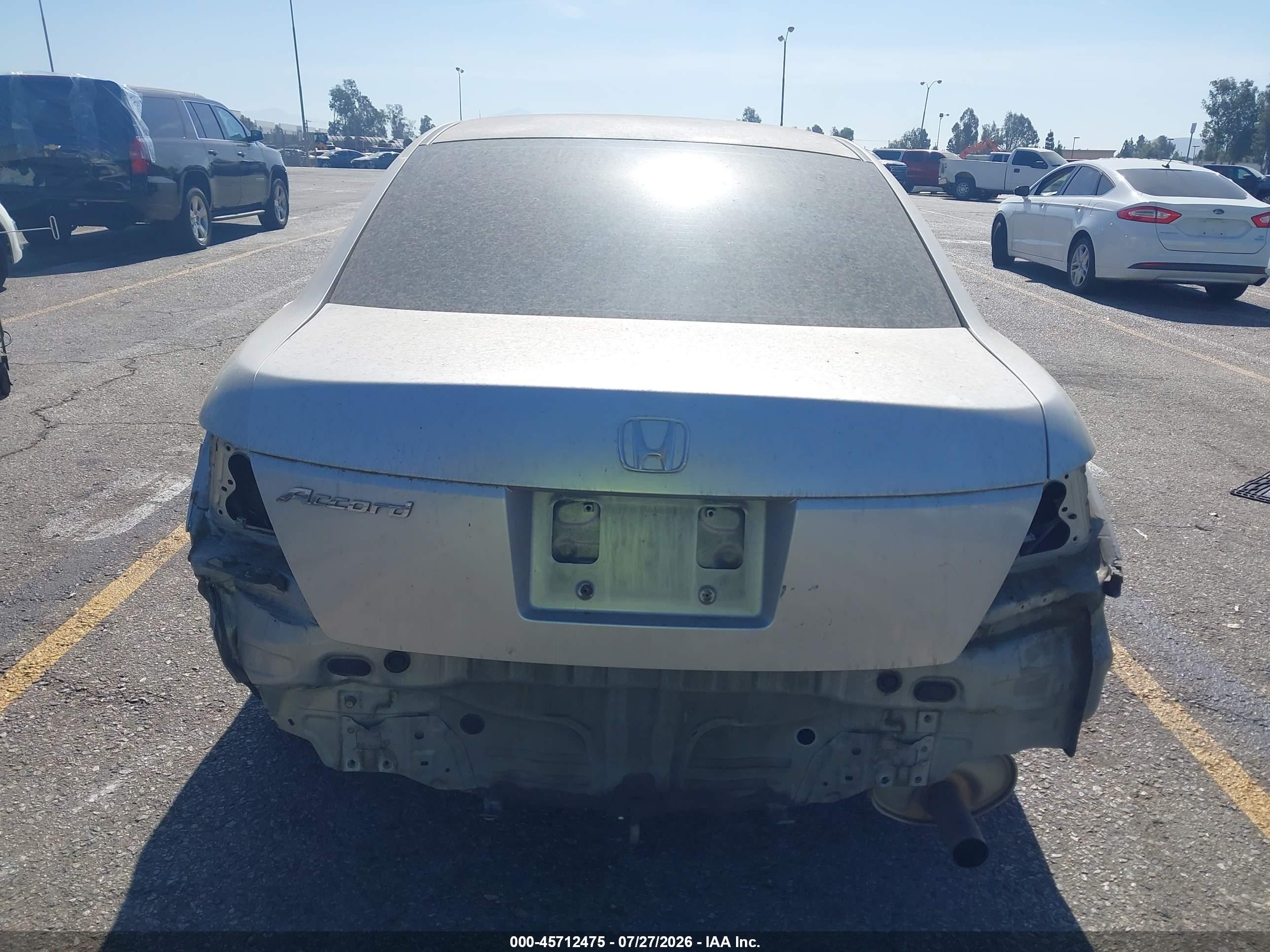 2008 Honda Accord 2.4 Ex Silver vin: JHMCP26708C057381