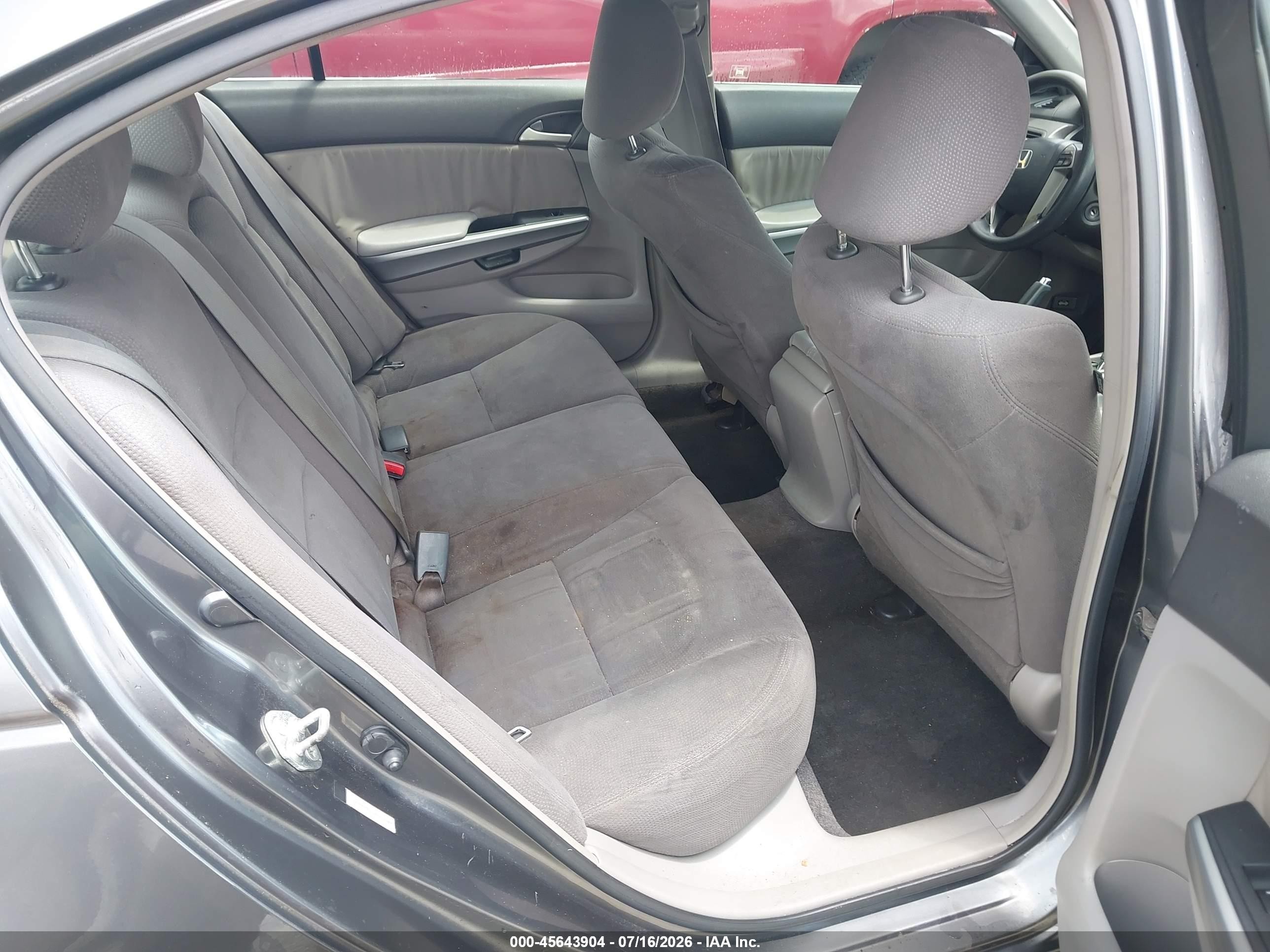 2008 Honda Accord 2.4 Ex Gray vin: JHMCP26708C072947