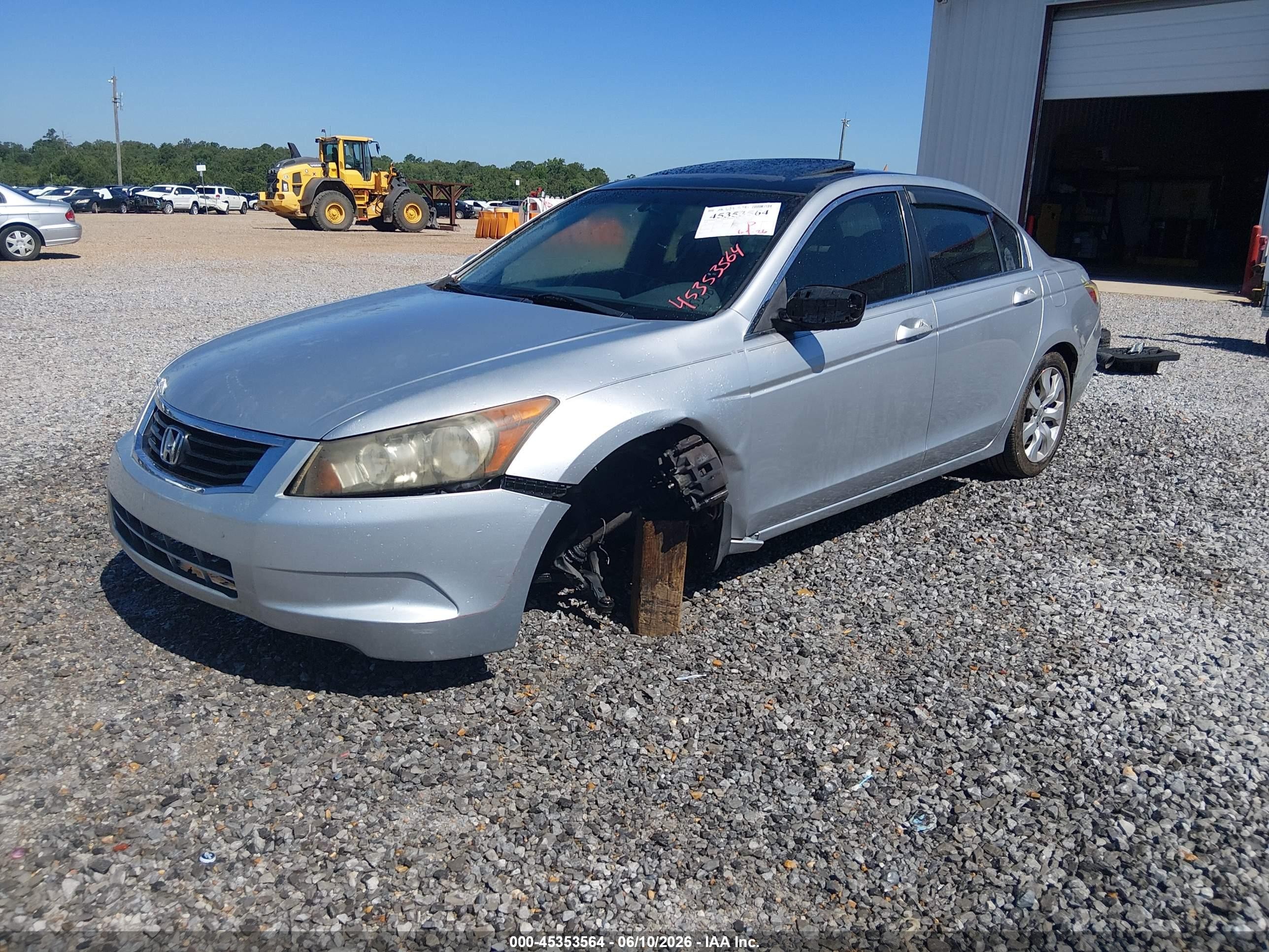 2008 Honda Accord 2.4 Ex Silver vin: JHMCP26718C021716