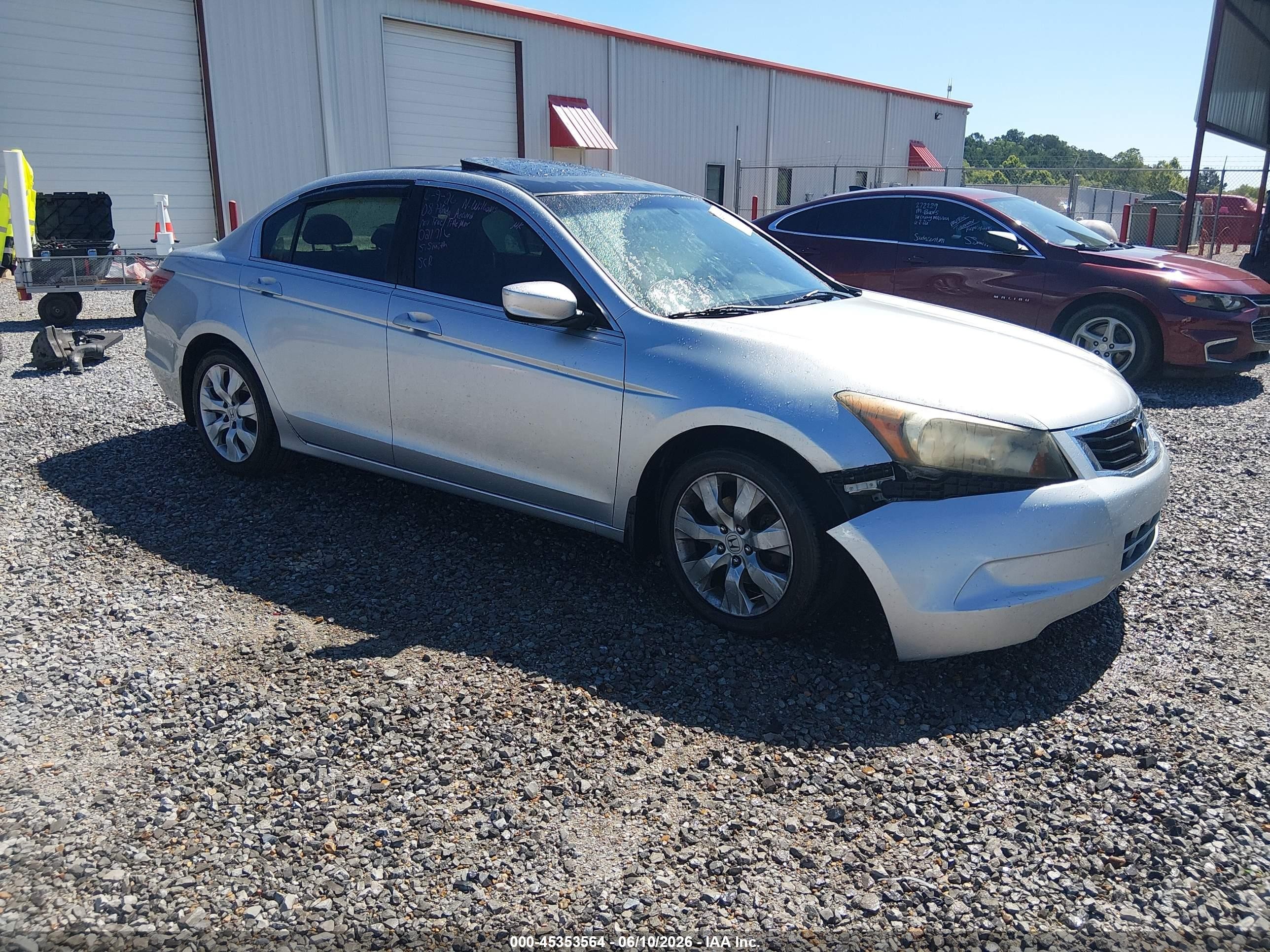 2008 Honda Accord 2.4 Ex Silver vin: JHMCP26718C021716