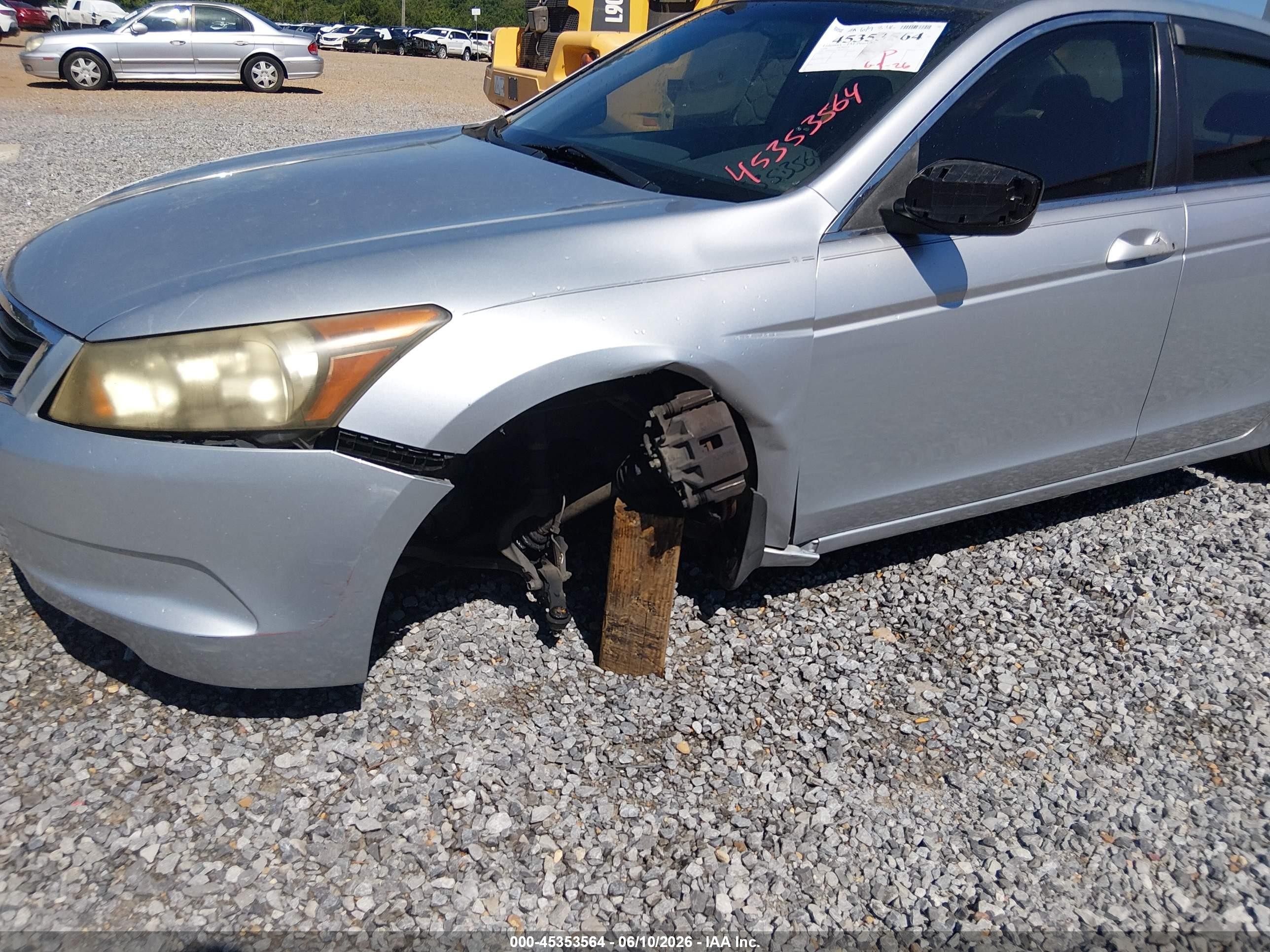 2008 Honda Accord 2.4 Ex Silver vin: JHMCP26718C021716
