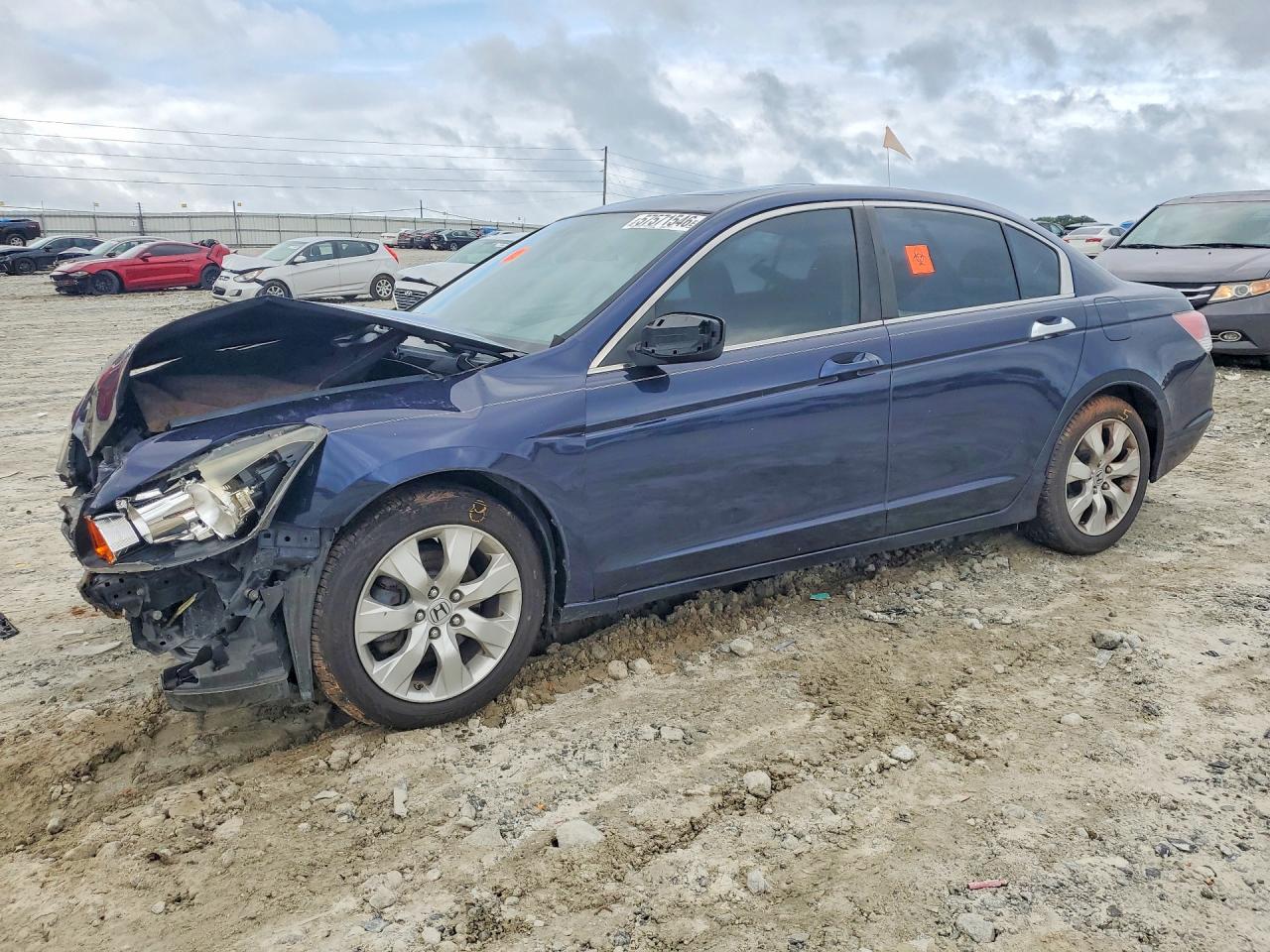 2008 Honda Accord Ex Blue vin: JHMCP26718C055431
