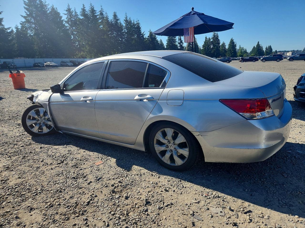 2008 Honda Accord Ex Silver vin: JHMCP26718C068583