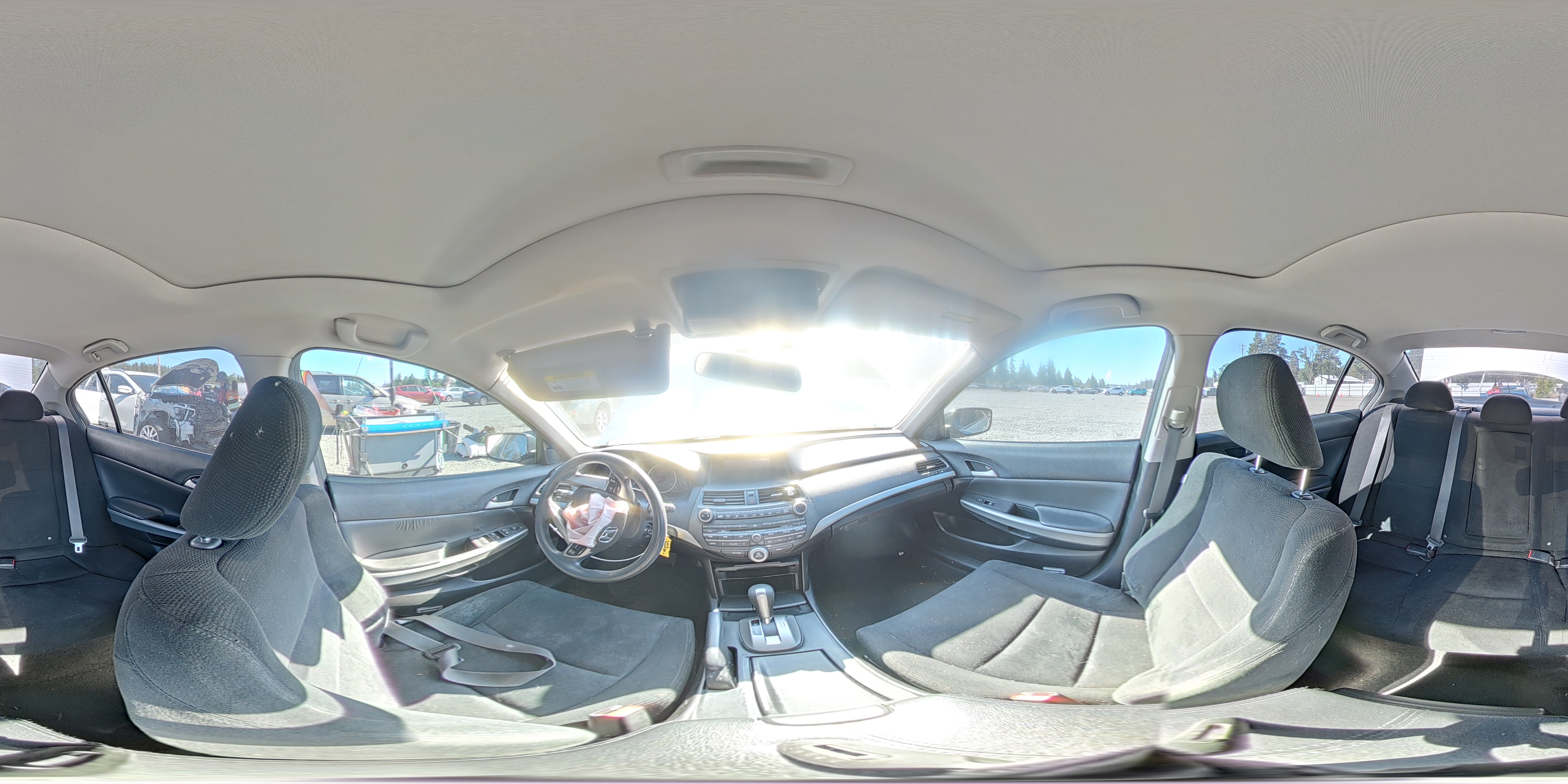 2008 Honda Accord Ex Silver vin: JHMCP26718C068583