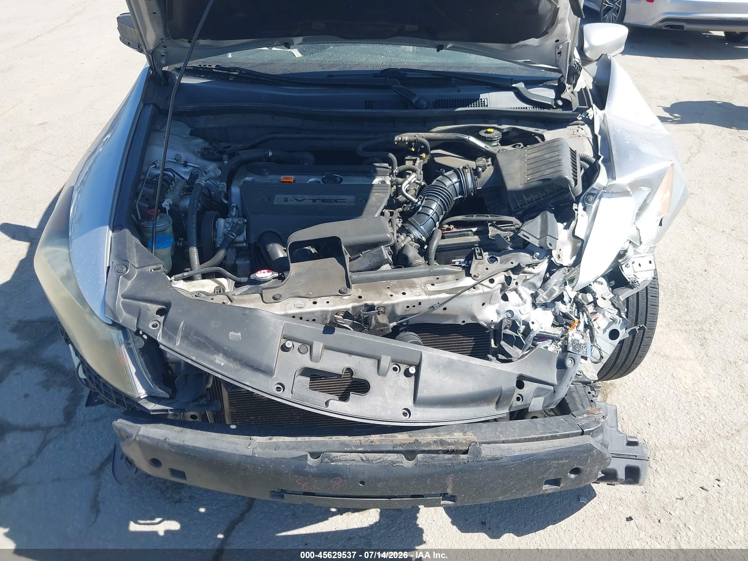 2008 Honda Accord 2.4 Ex Silver vin: JHMCP26728C043093