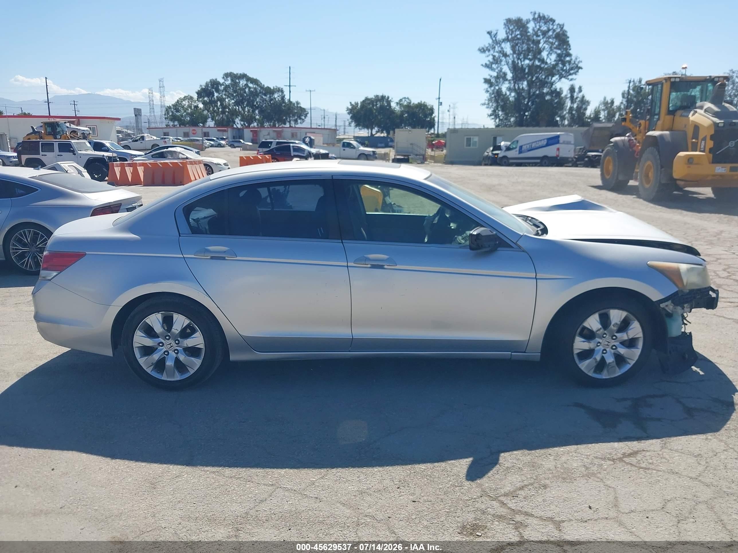 2008 Honda Accord 2.4 Ex Silver vin: JHMCP26728C043093