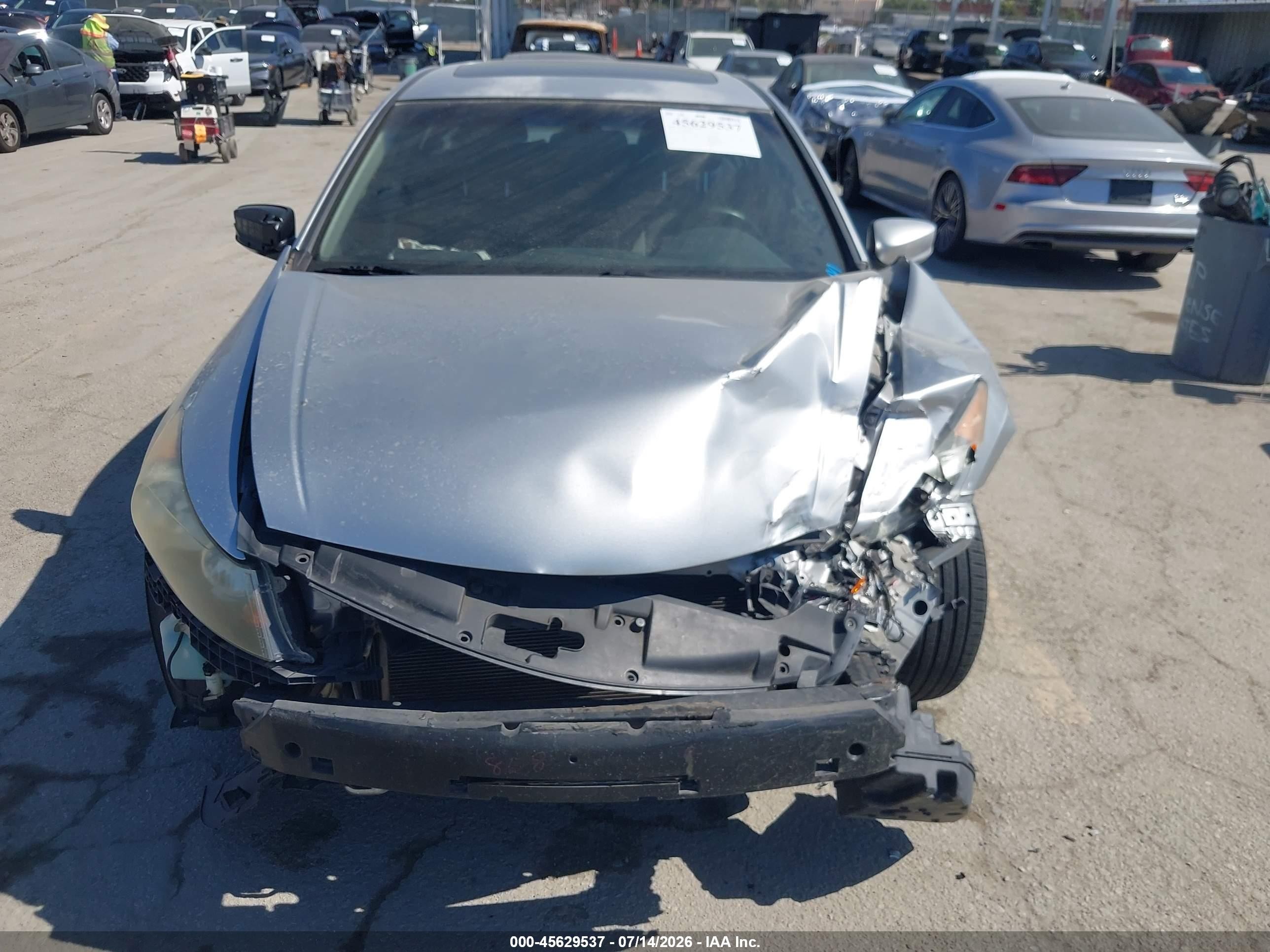 2008 Honda Accord 2.4 Ex Silver vin: JHMCP26728C043093