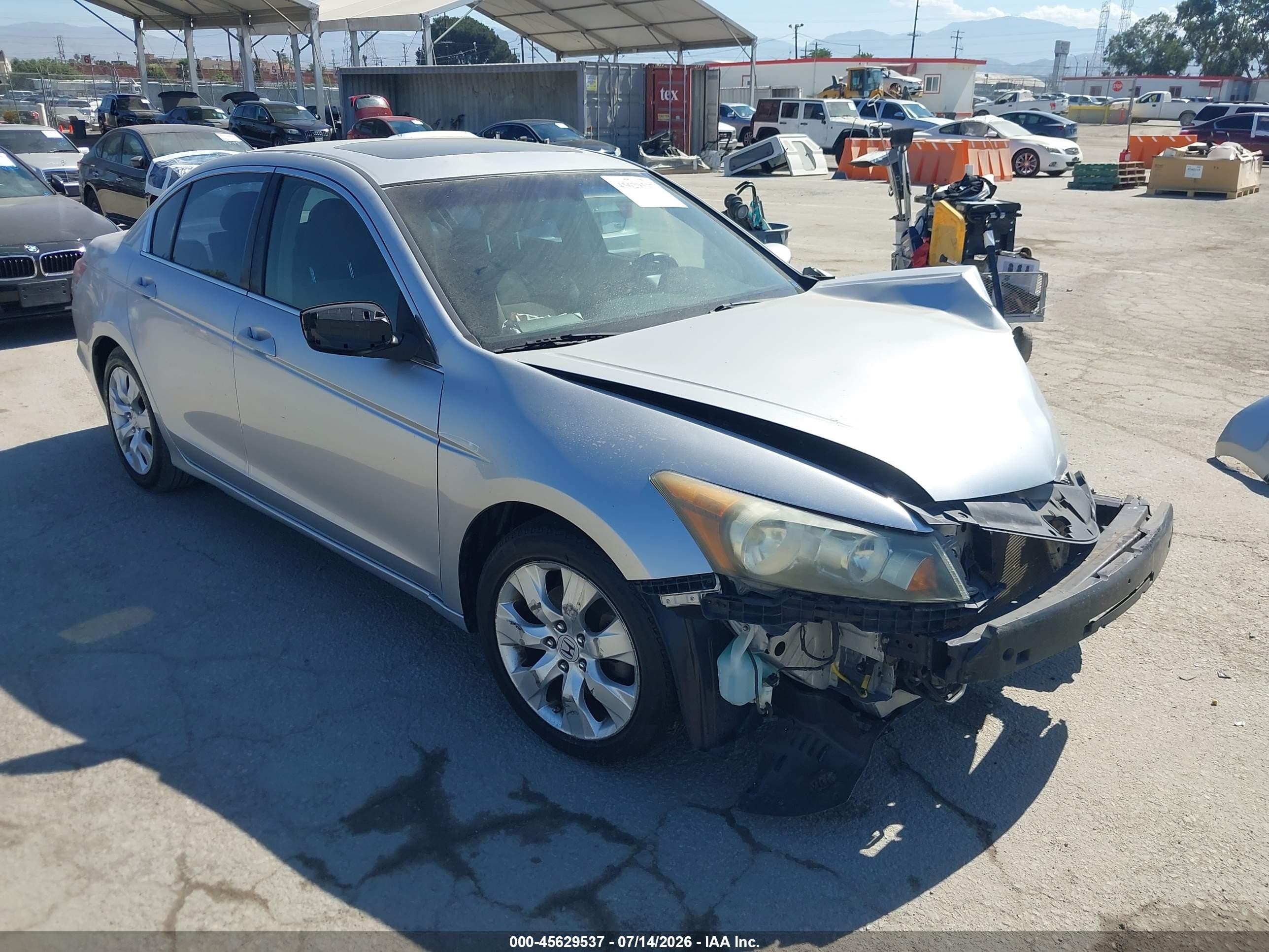 2008 Honda Accord 2.4 Ex Silver vin: JHMCP26728C043093