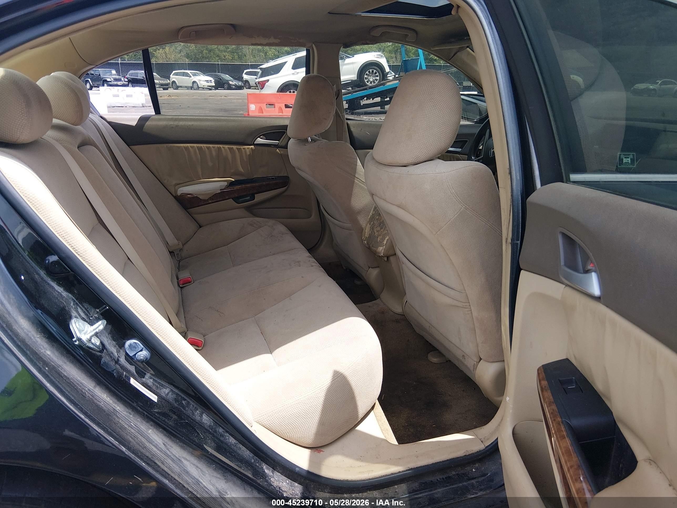 2008 Honda Accord 2.4 Ex Black vin: JHMCP26738C002682