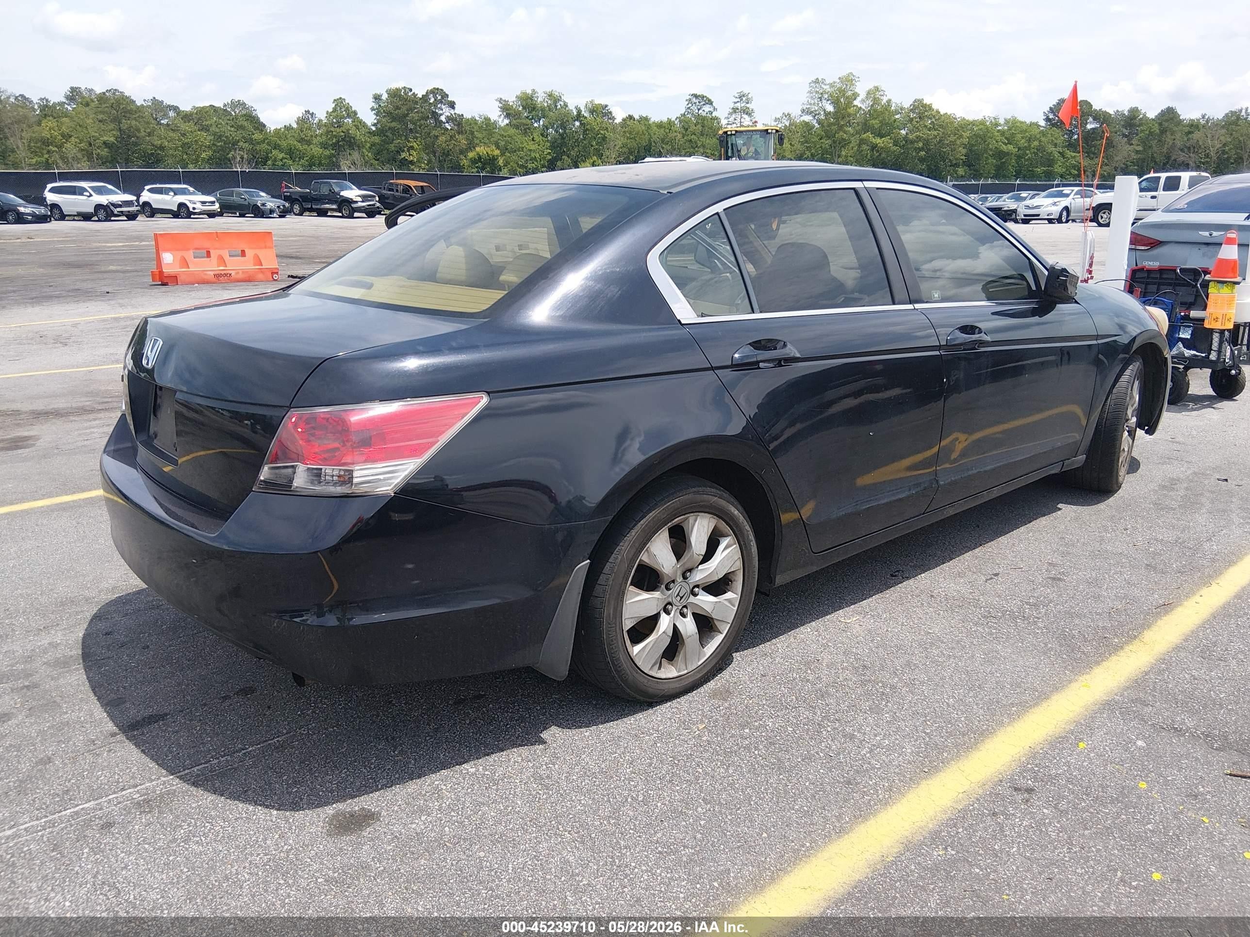 2008 Honda Accord 2.4 Ex Black vin: JHMCP26738C002682