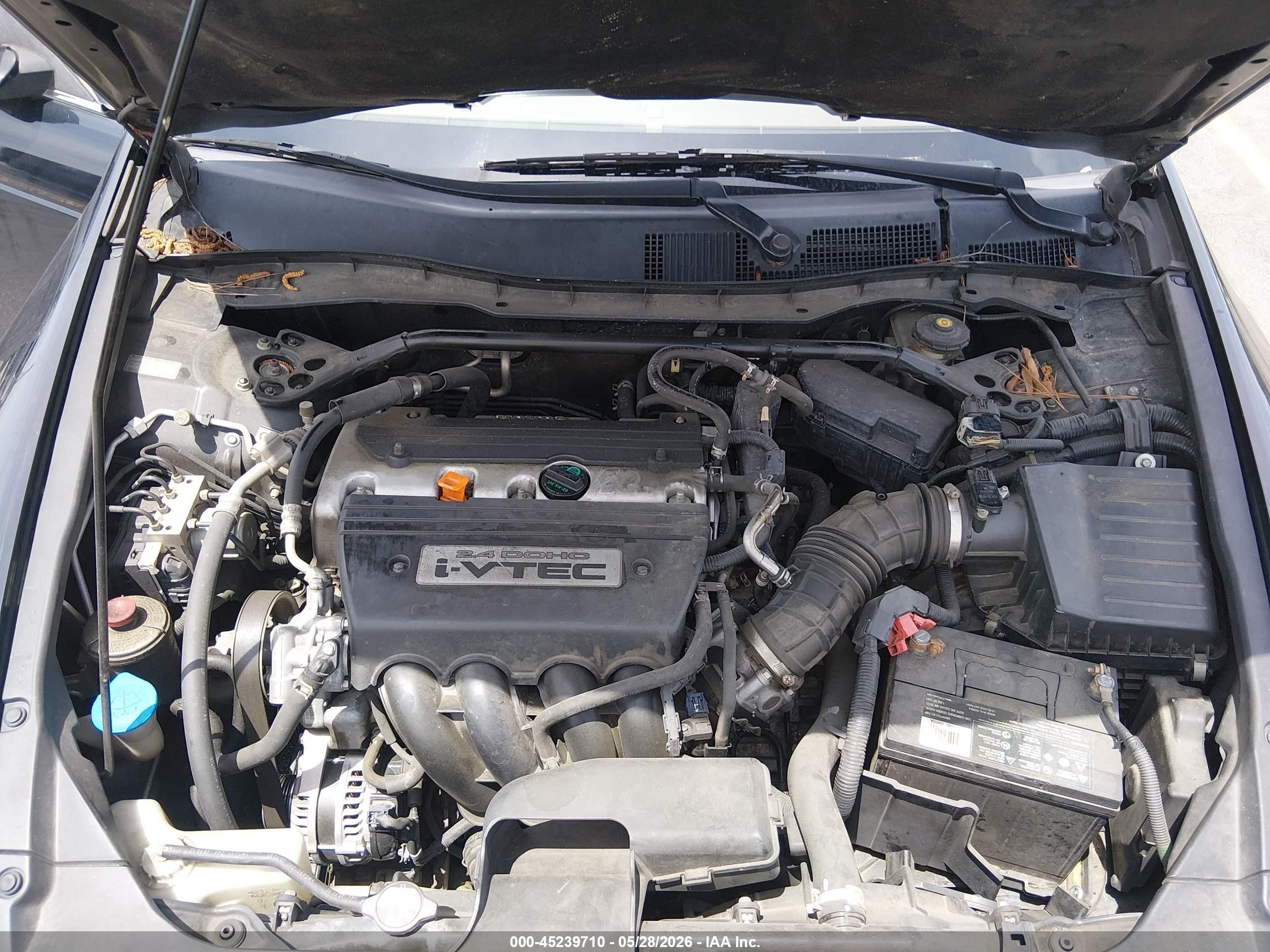2008 Honda Accord 2.4 Ex Black vin: JHMCP26738C002682
