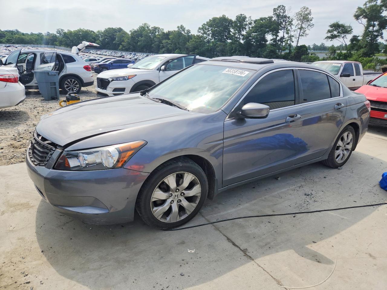 2008 Honda Accord Ex Gray vin: JHMCP26738C026691