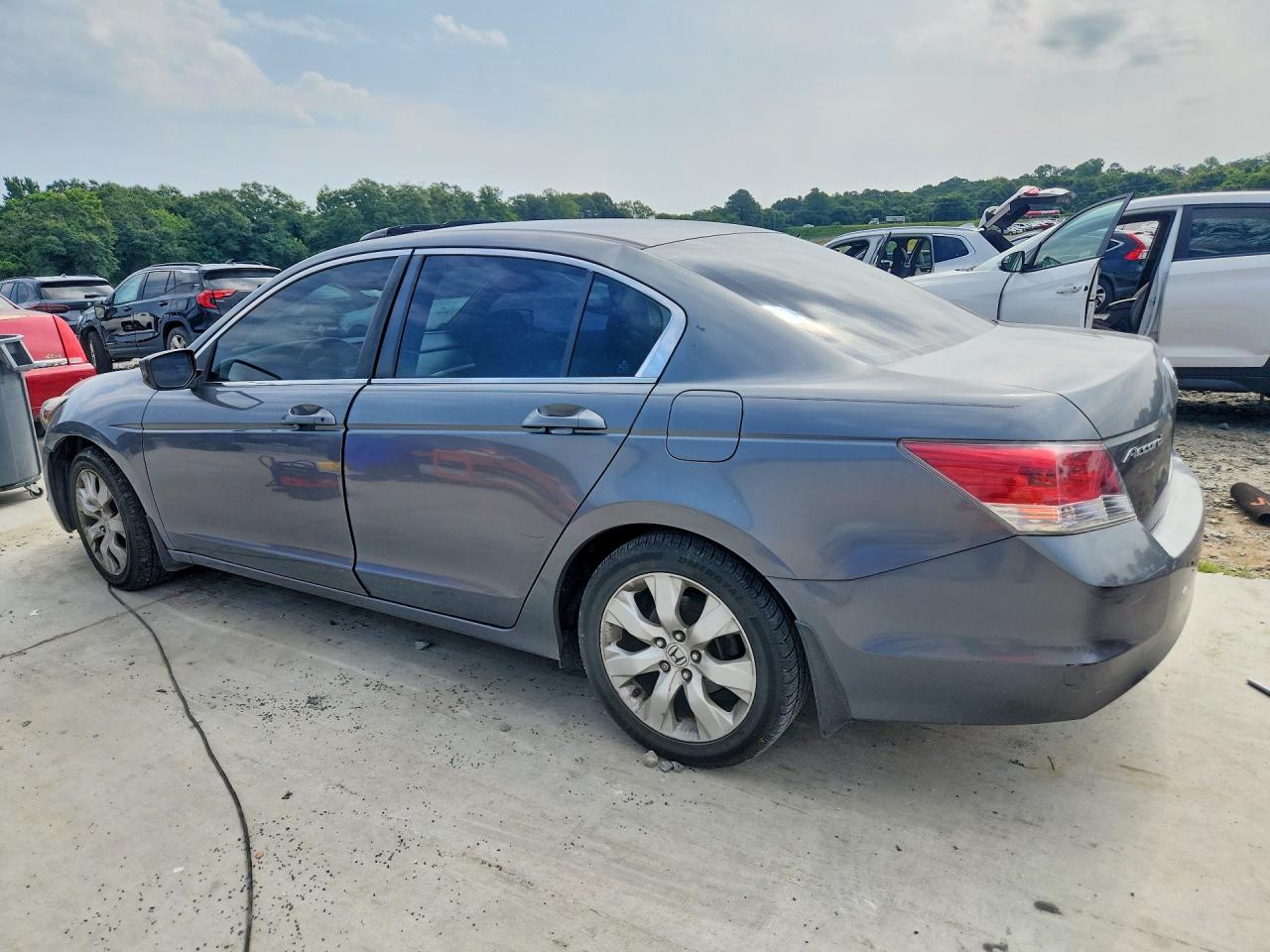 2008 Honda Accord Ex Gray vin: JHMCP26738C026691