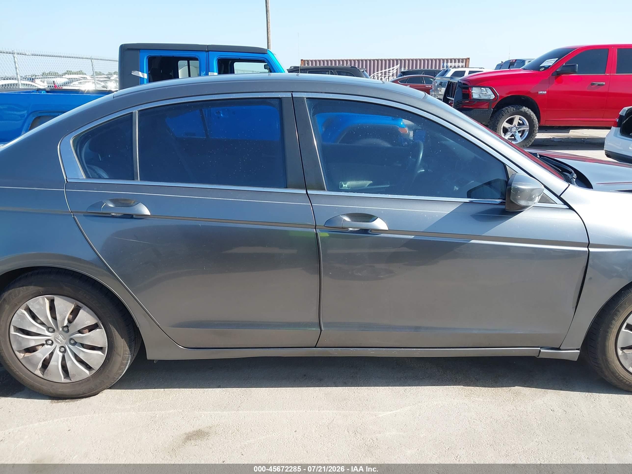 2008 Honda Accord 2.4 Ex Gray vin: JHMCP26738C033916