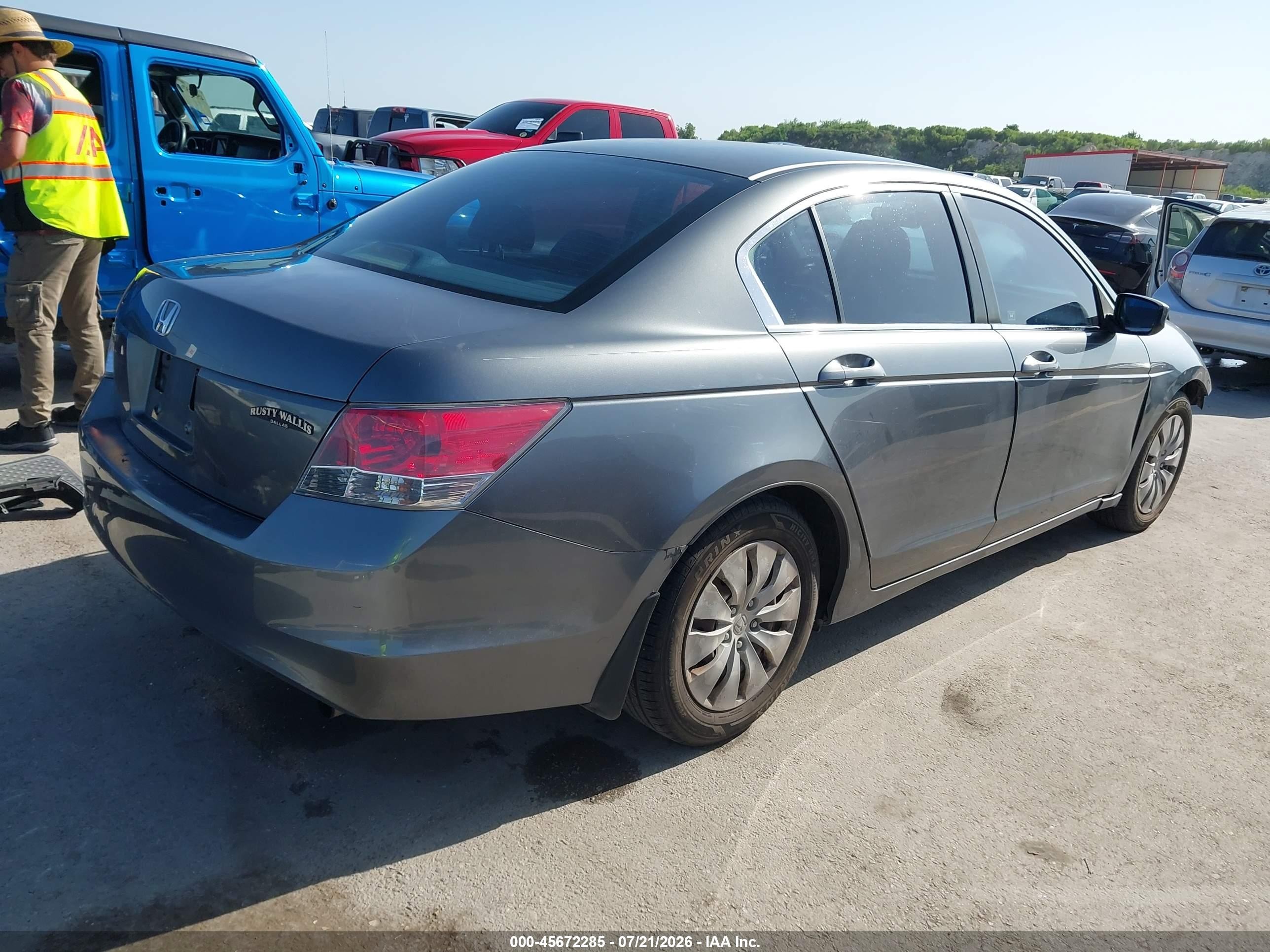 2008 Honda Accord 2.4 Ex Gray vin: JHMCP26738C033916