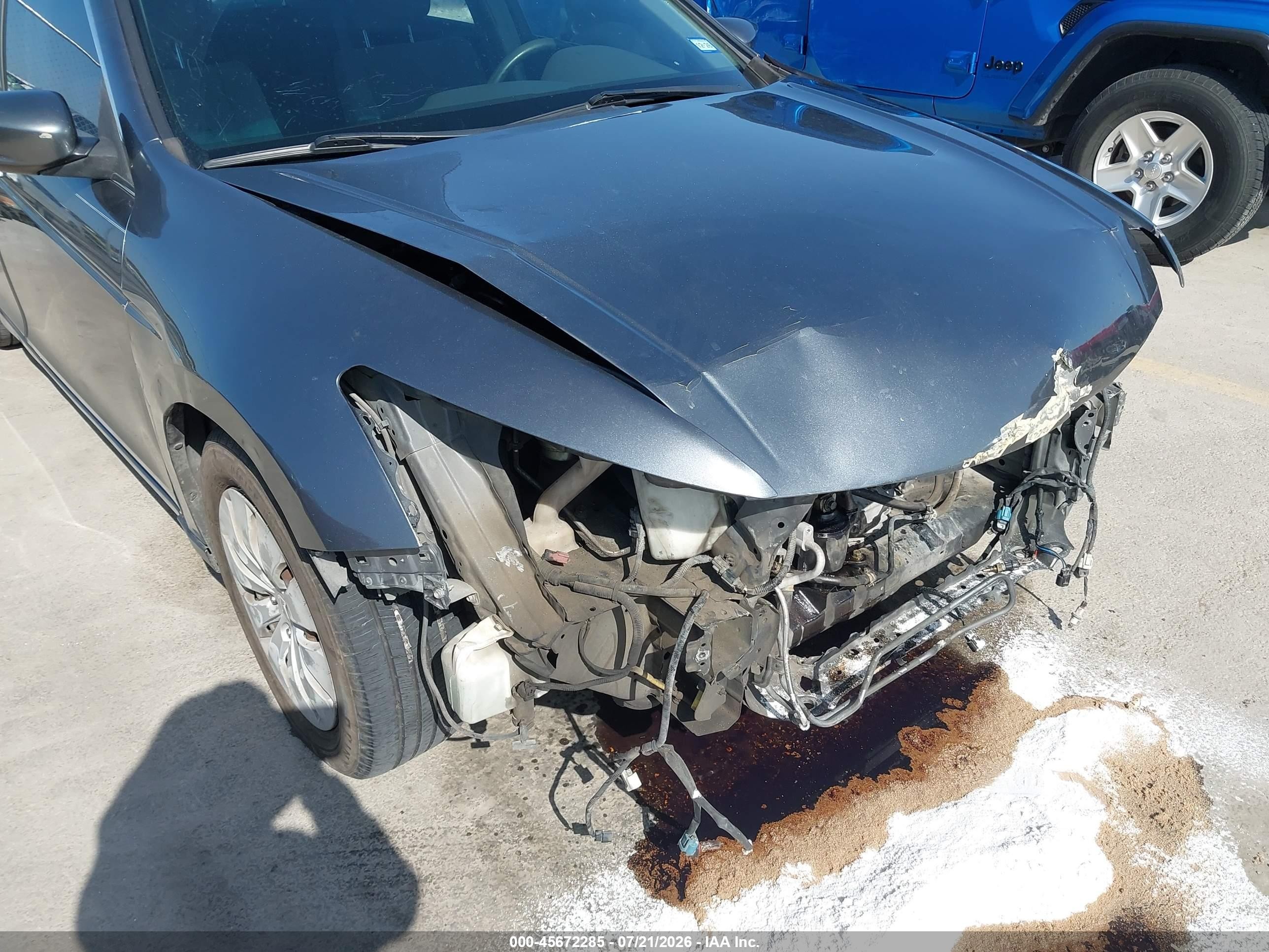 2008 Honda Accord 2.4 Ex Gray vin: JHMCP26738C033916