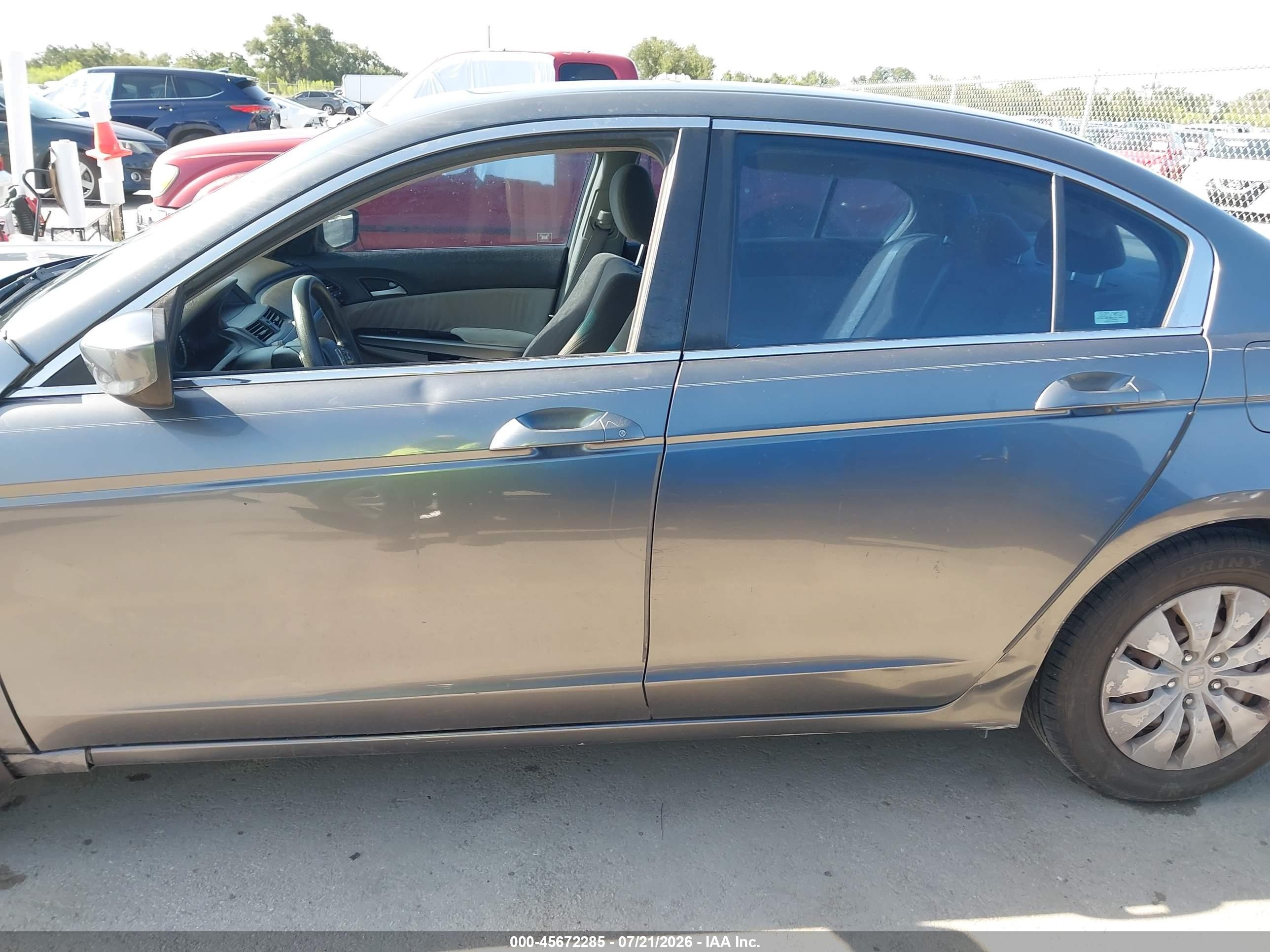 2008 Honda Accord 2.4 Ex Gray vin: JHMCP26738C033916