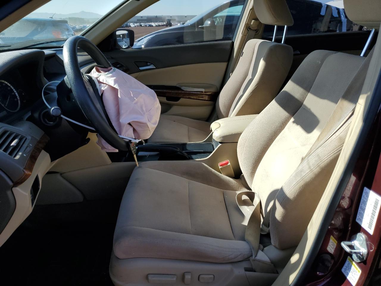 2008 Honda Accord Ex Maroon vin: JHMCP26738C043958