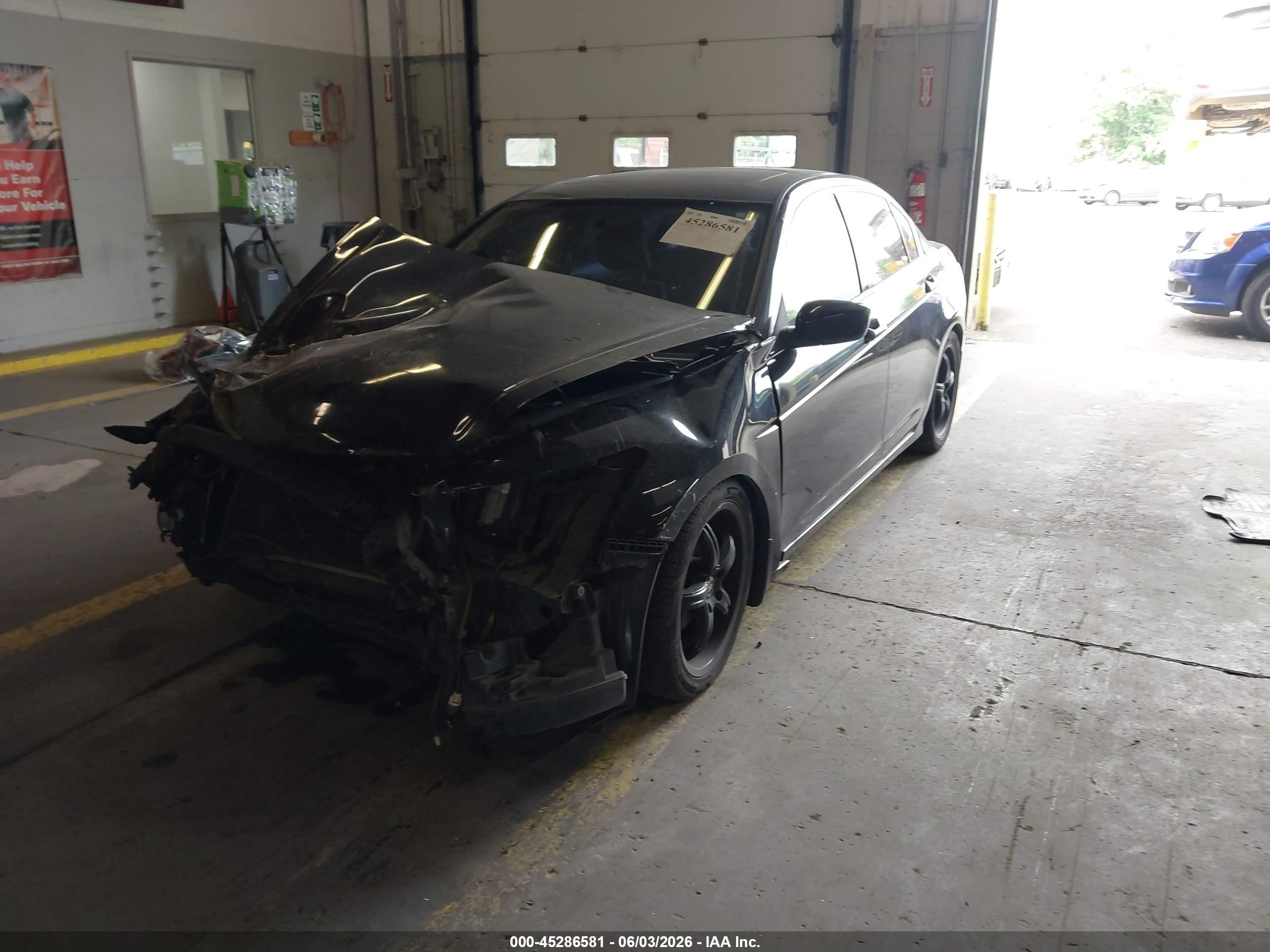 2008 Honda Accord 2.4 Ex Black vin: JHMCP26738C055513