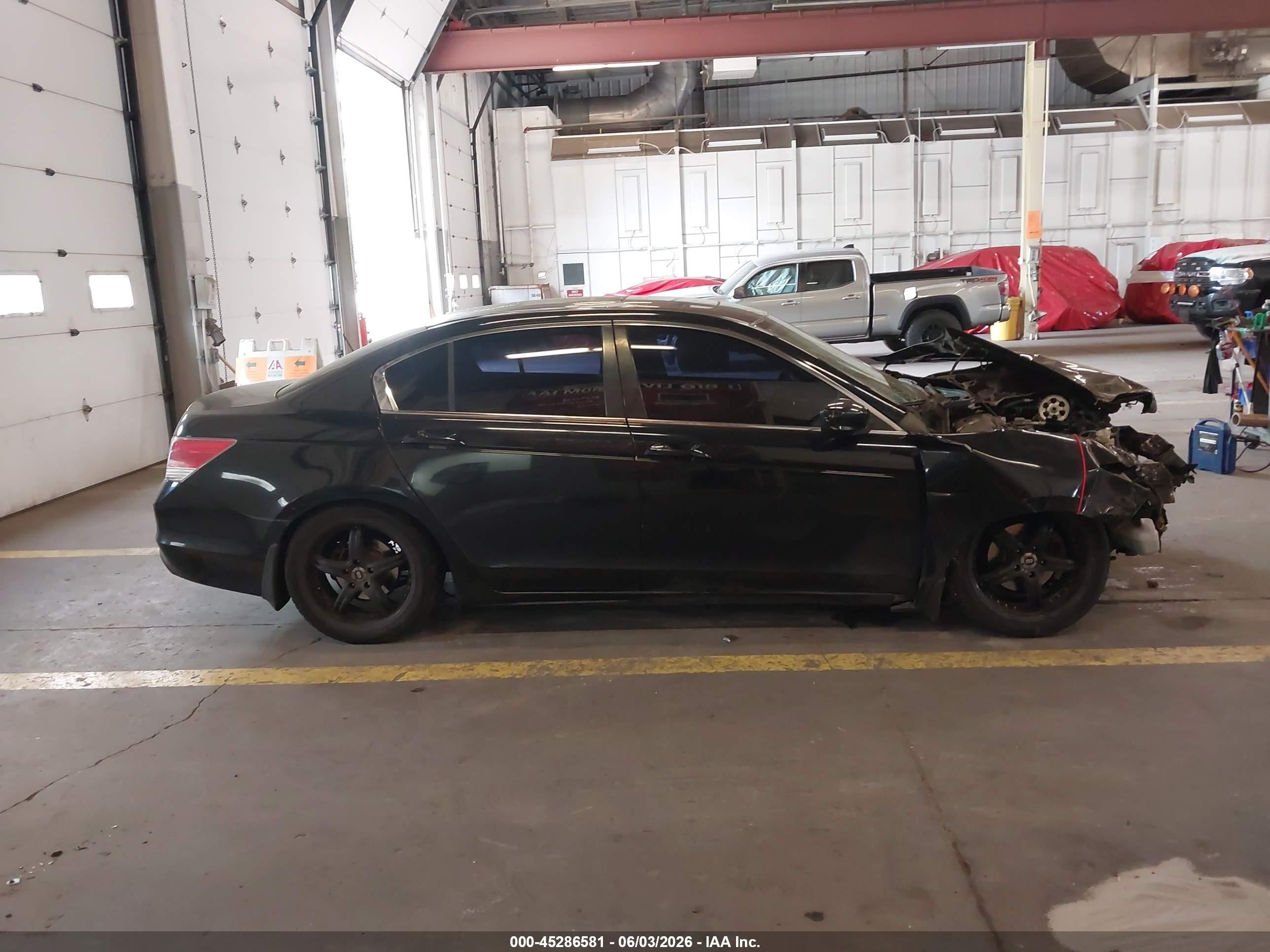 2008 Honda Accord 2.4 Ex Black vin: JHMCP26738C055513
