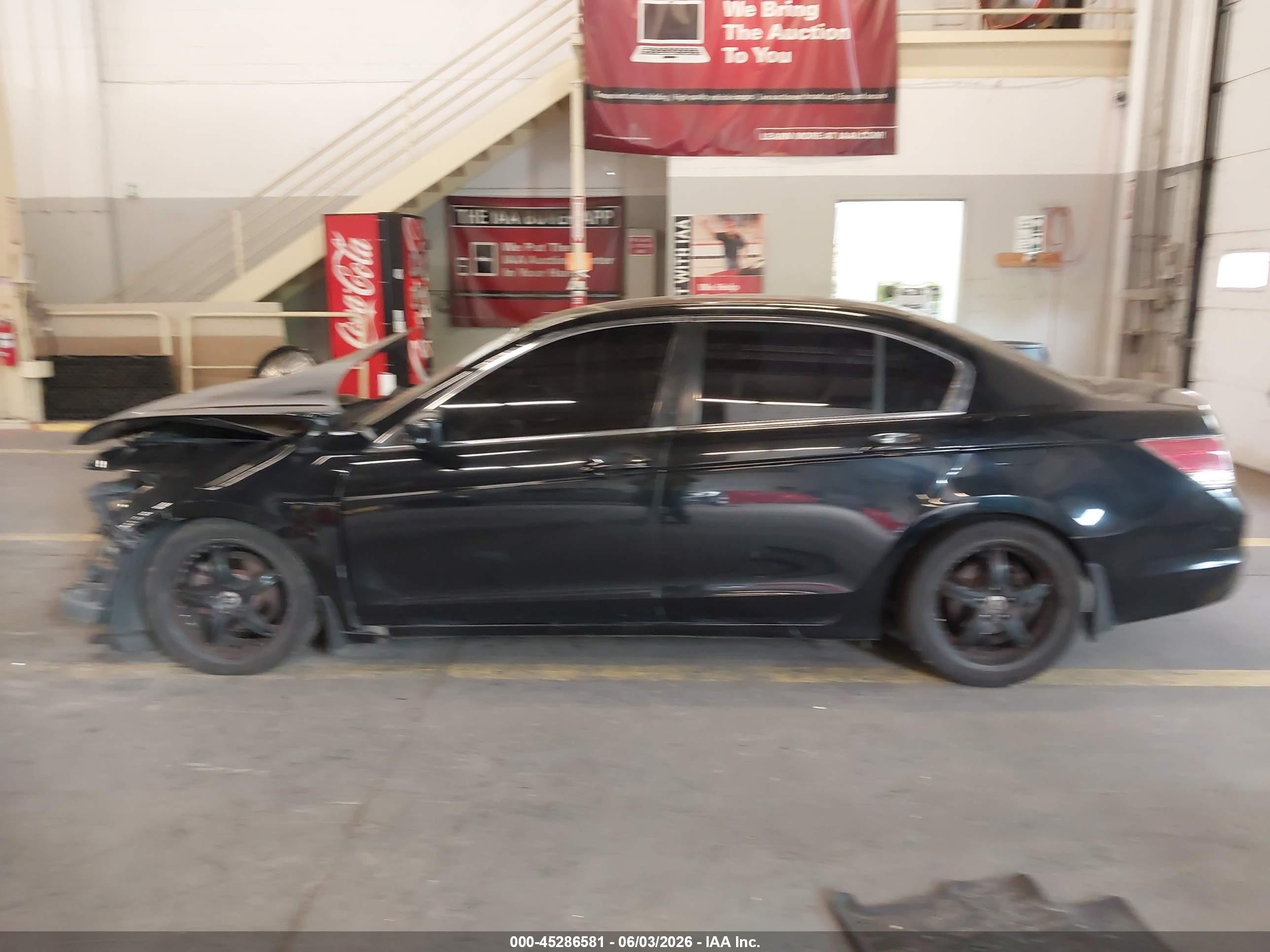 2008 Honda Accord 2.4 Ex Black vin: JHMCP26738C055513