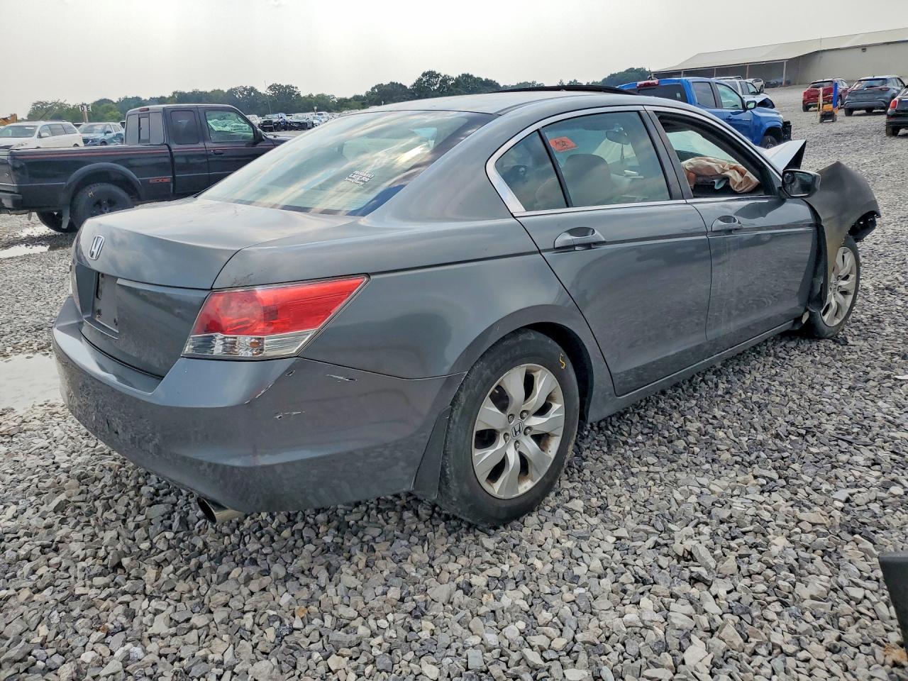 2008 Honda Accord Ex Gray vin: JHMCP26738C060646