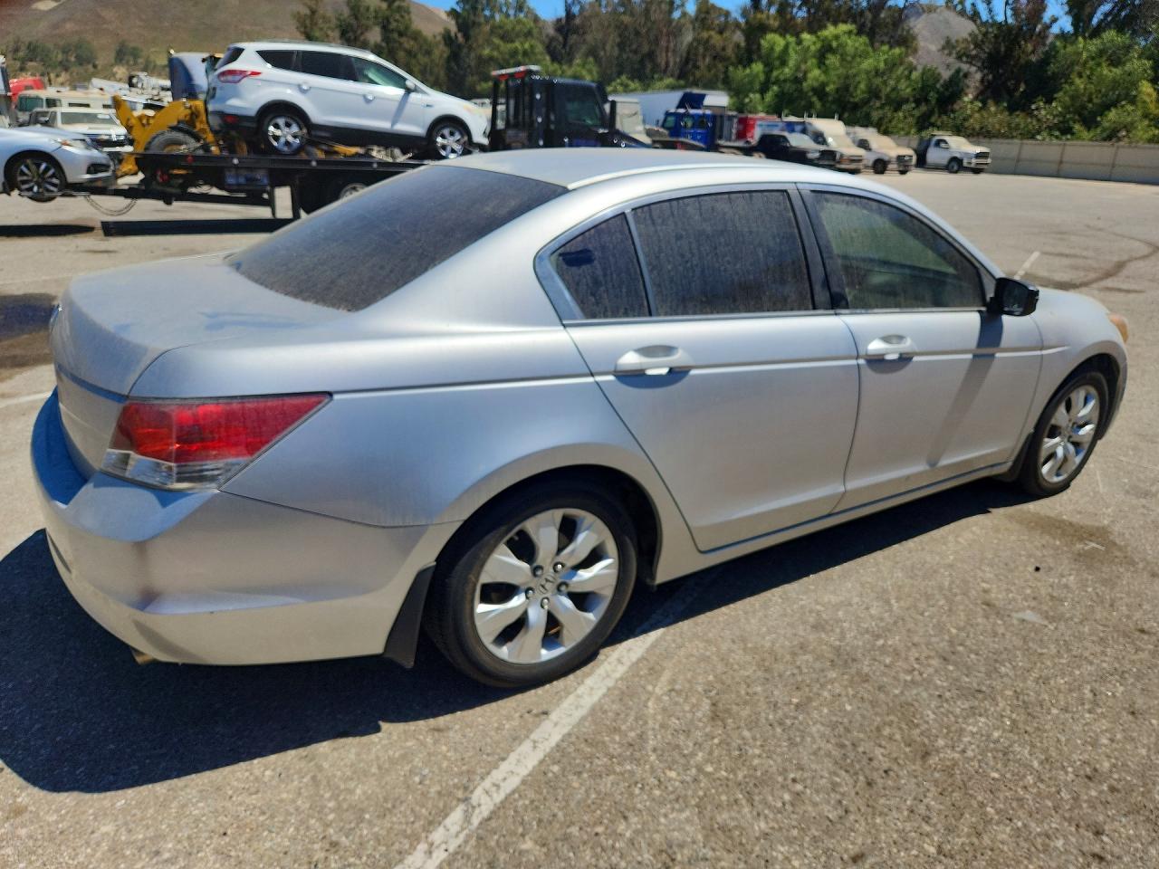 2009 Honda Accord Ex Silver vin: JHMCP26739C009133