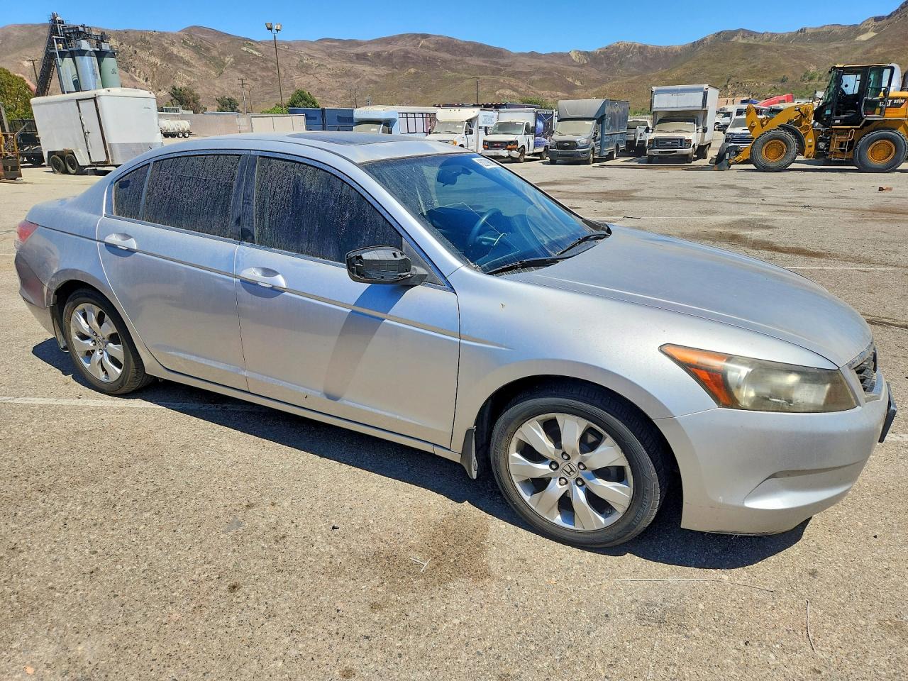 2009 Honda Accord Ex Silver vin: JHMCP26739C009133