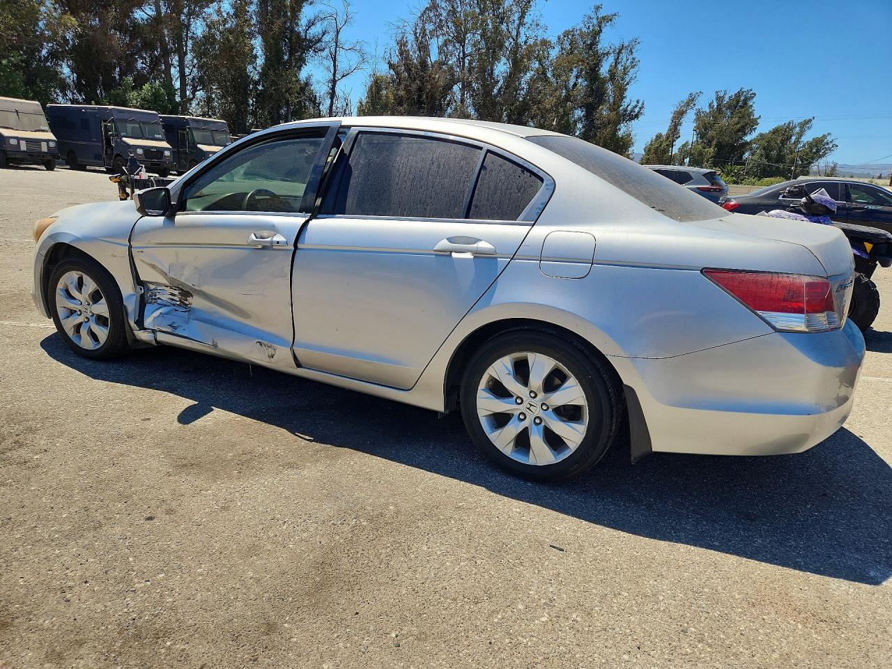 2009 Honda Accord Ex Silver vin: JHMCP26739C009133