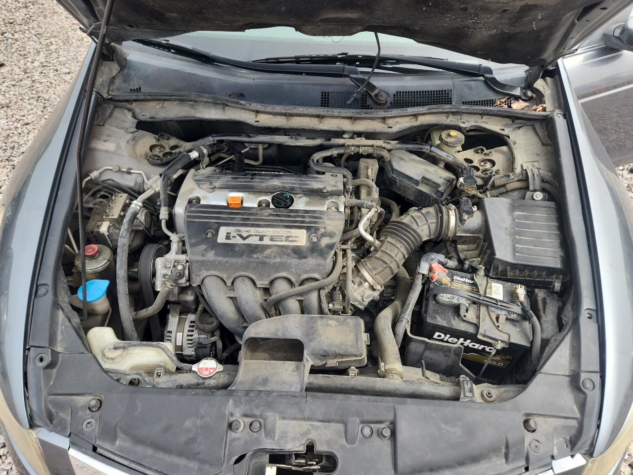 2008 Honda Accord Ex Gray vin: JHMCP26748C006935