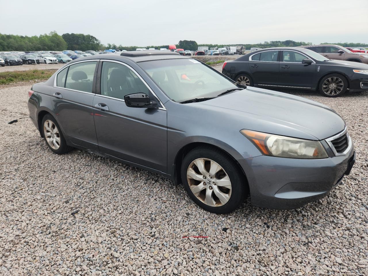 2008 Honda Accord Ex Gray vin: JHMCP26748C006935