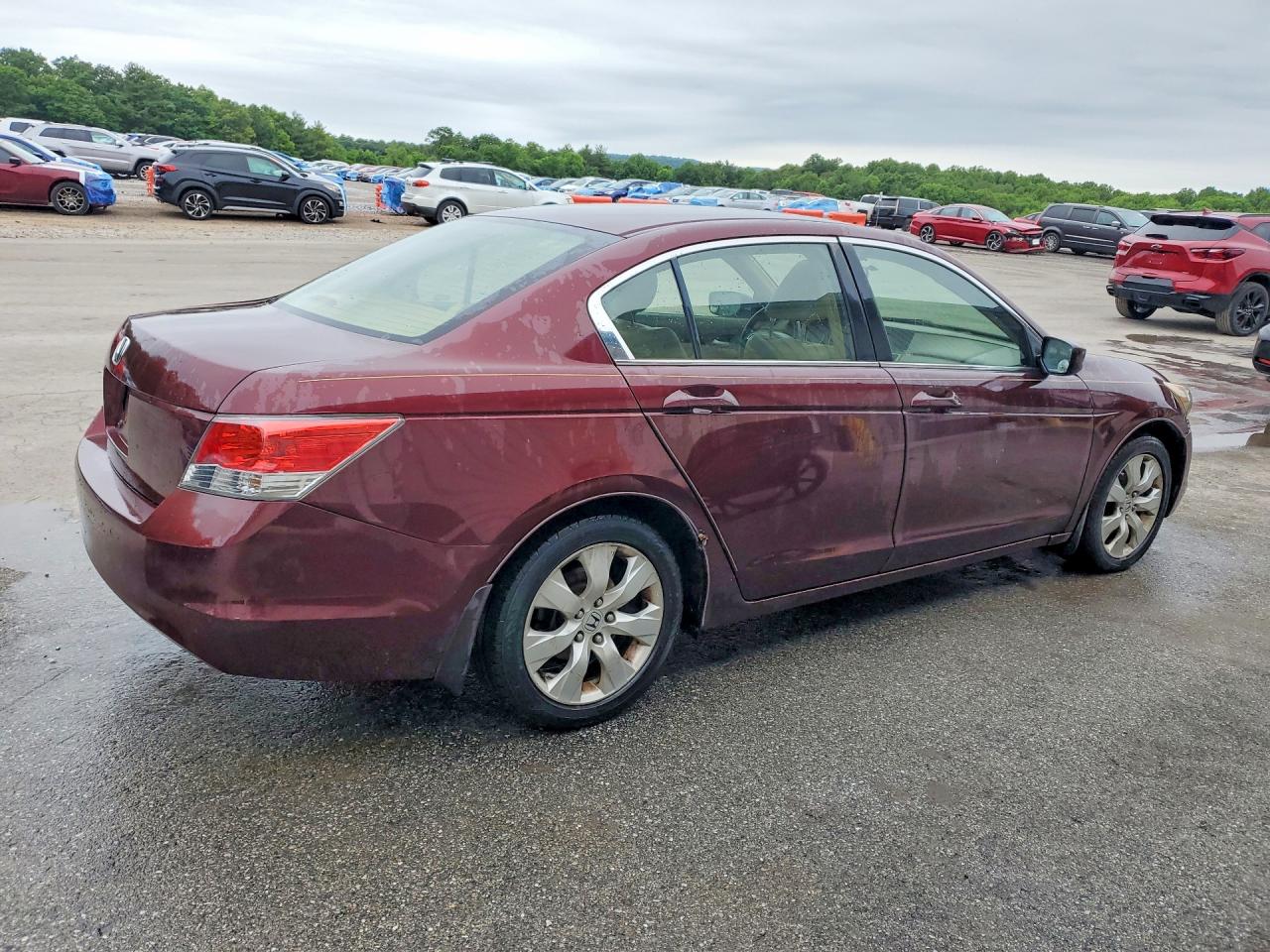 2008 Honda Accord Ex Maroon vin: JHMCP26748C050661