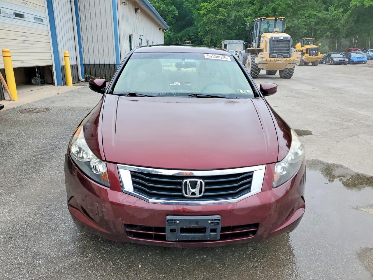 2008 Honda Accord Ex Maroon vin: JHMCP26748C050661