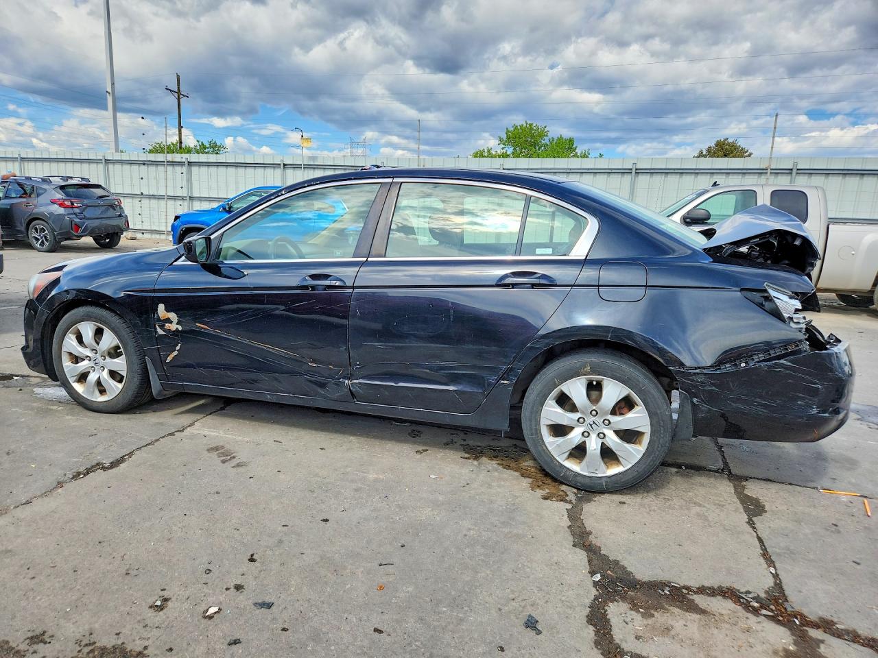 2008 Honda Accord Ex Black vin: JHMCP26758C016793